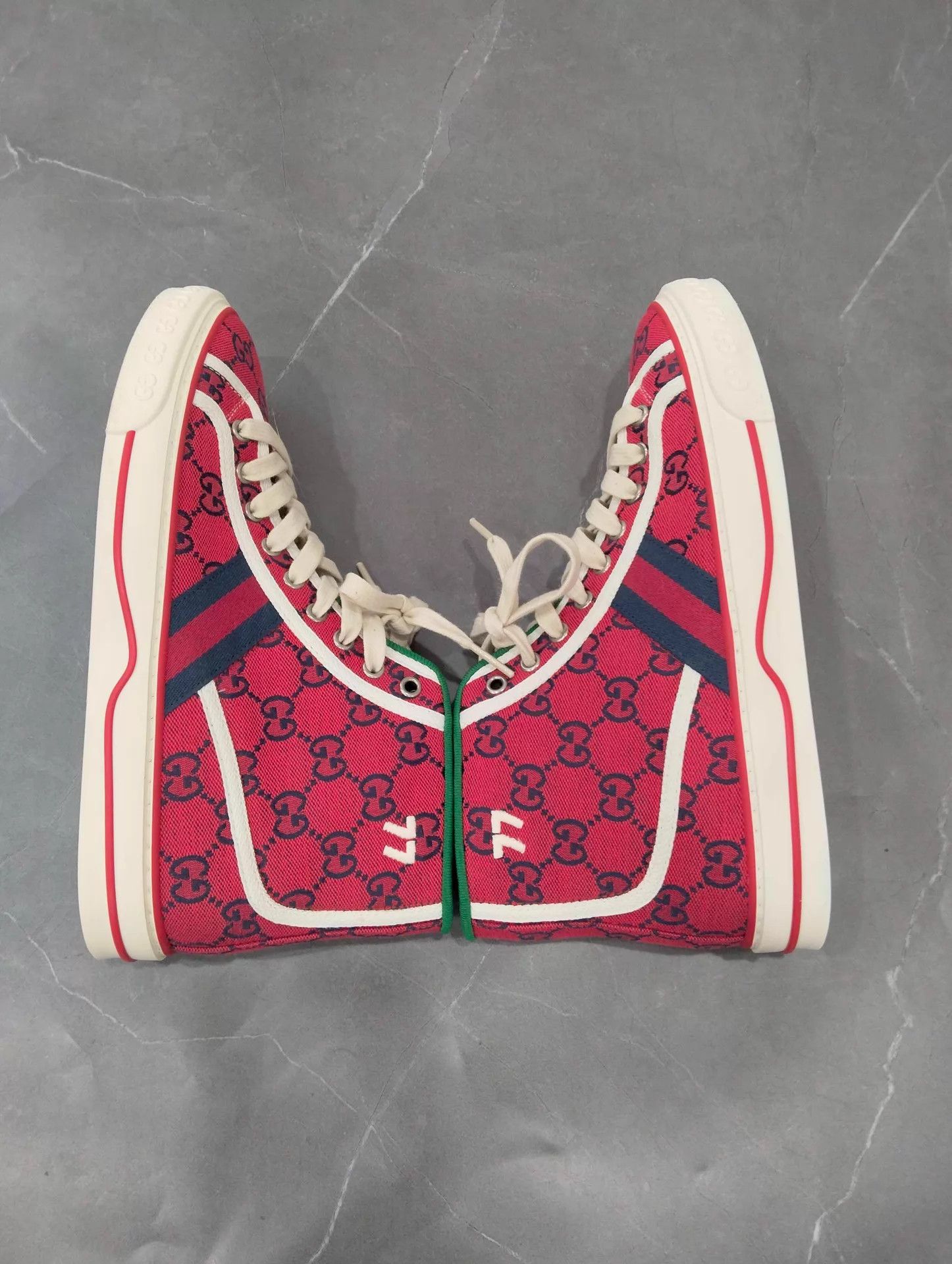 Gucci GUCCI Tennis 1977 High Top Sneaker 40.5 95 New Size US 7.5 / EU 40-41 - 3 Thumbnail
