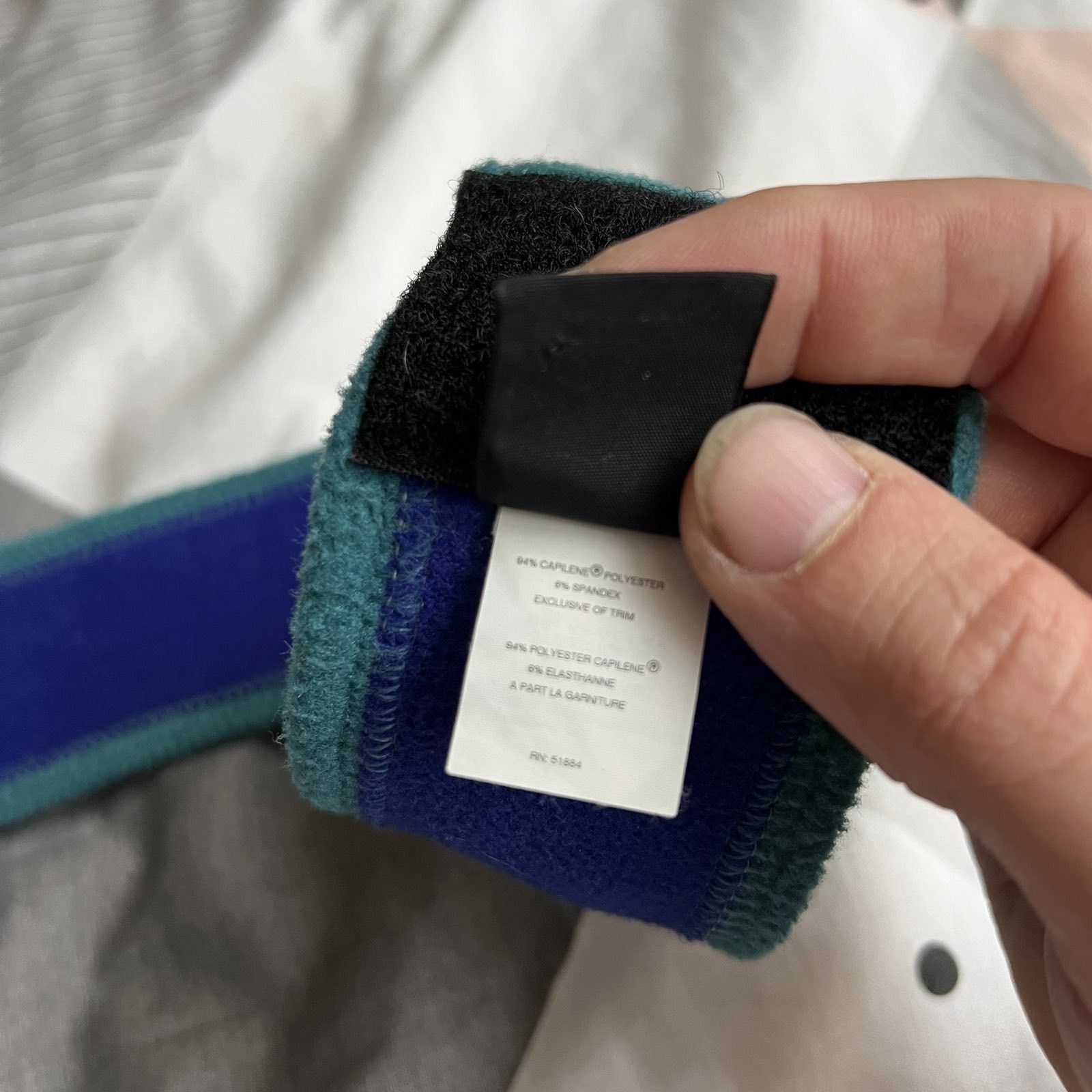 Patagonia × Vintage Vintage Patagonia 90’s Synchilla Fleece Bandage Size ONE SIZE - 4 Thumbnail