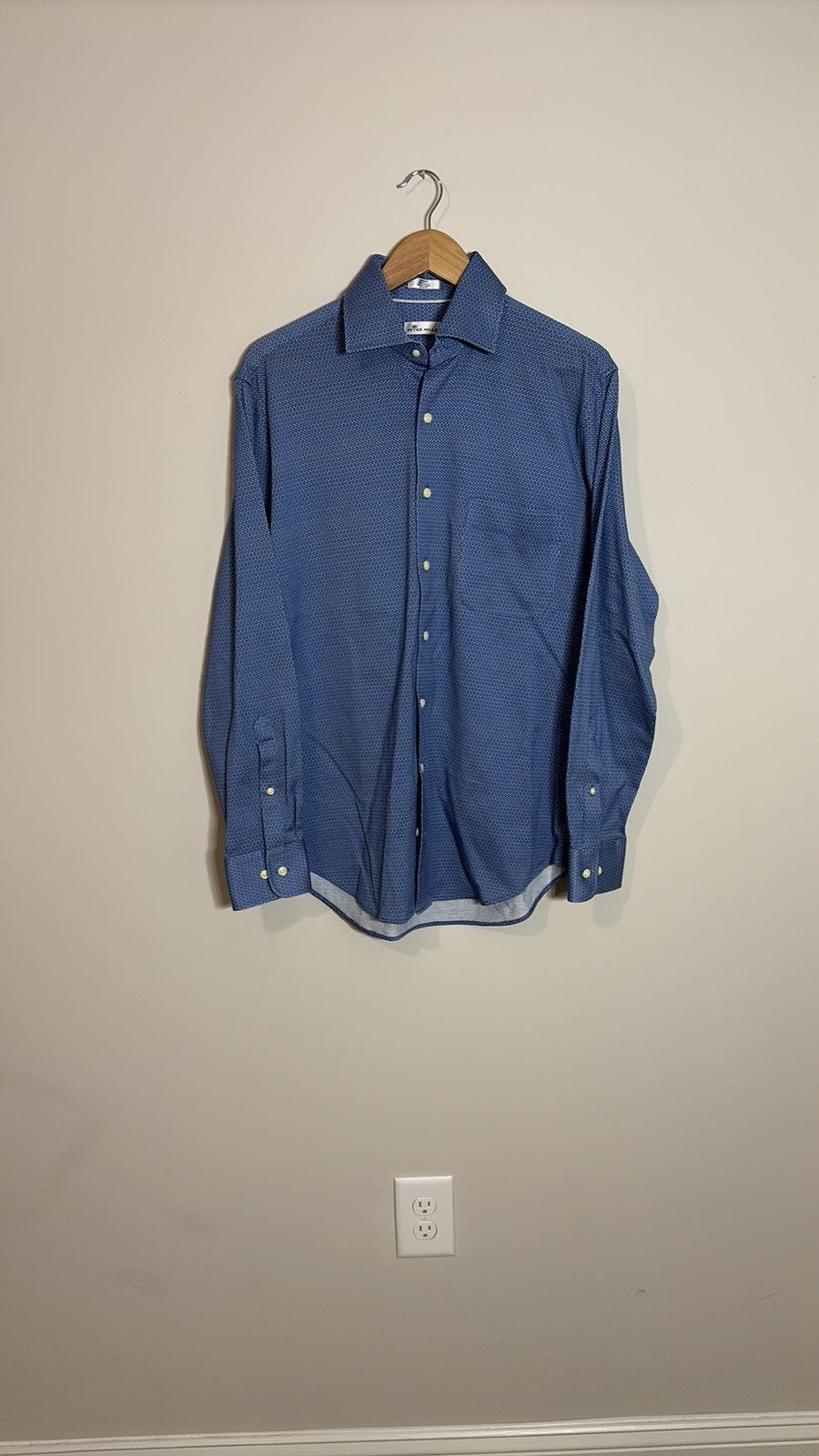 Peter Millar Peter Millar Button Up Dress Shirt Size US M / EU 48-50 / 2 - 1 Thumbnail
