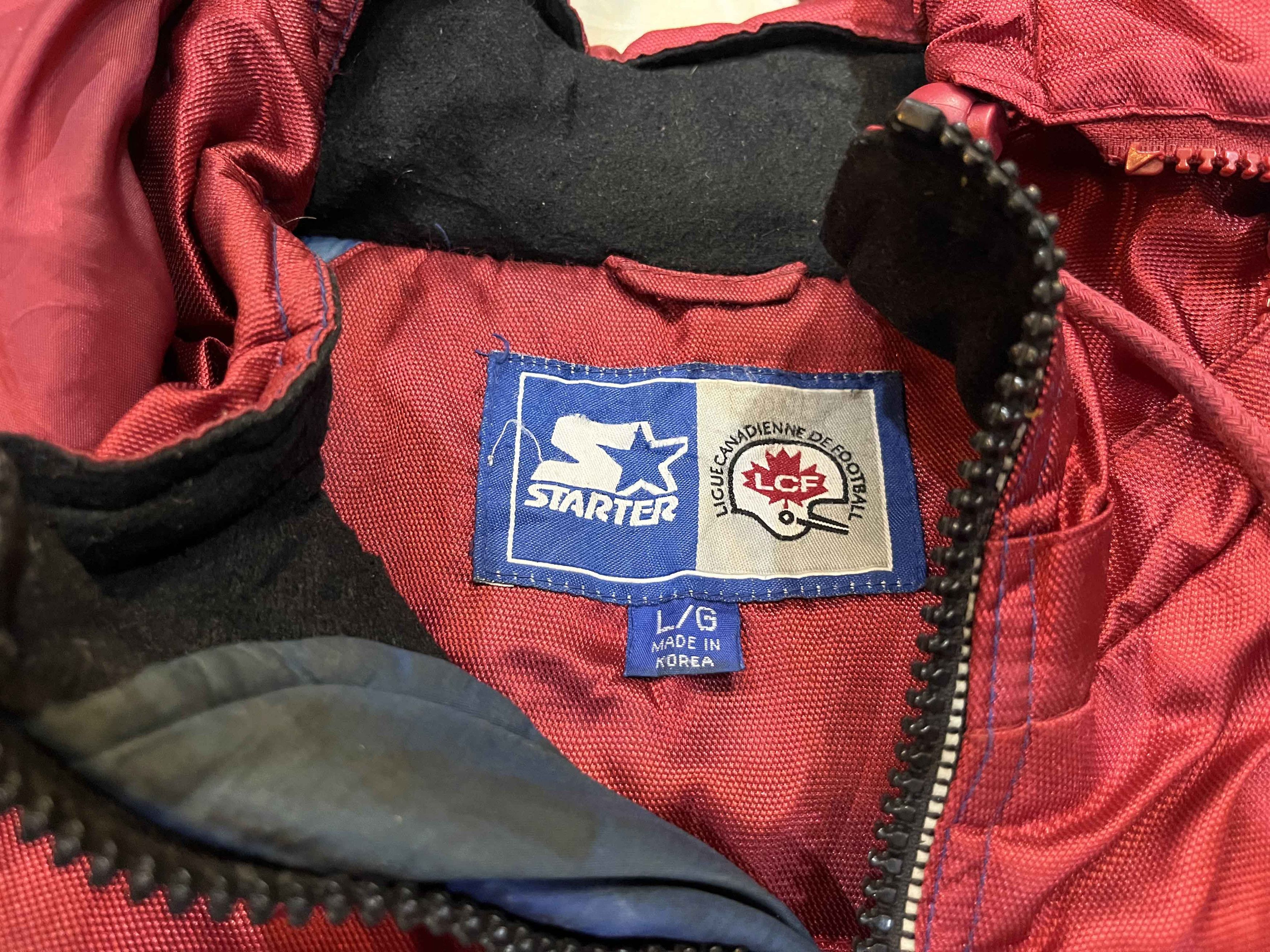Starter × Vintage Vintage Starter CFL Montreal Alouettes Full Zip Jacket Size US L / EU 52-54 / 3 - 4 Thumbnail
