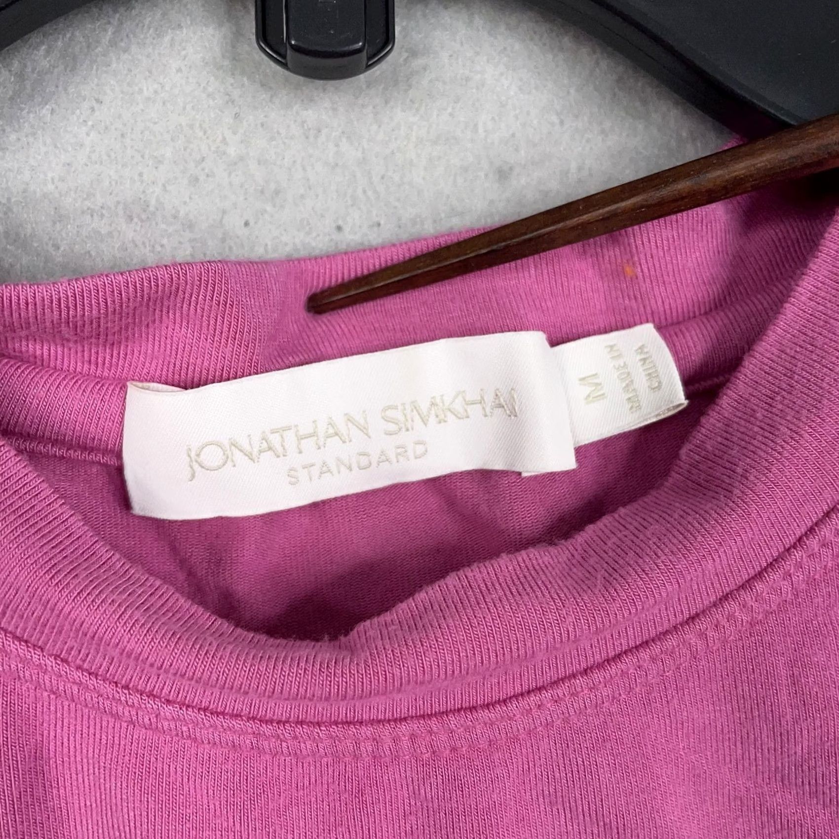 Jonathan Simkhai Jonathan Simkhai Shirt Womens Medium Pink Draped Ruched Sleeveless Top Size M / US 6-8 / IT 42-44 - 4 Thumbnail