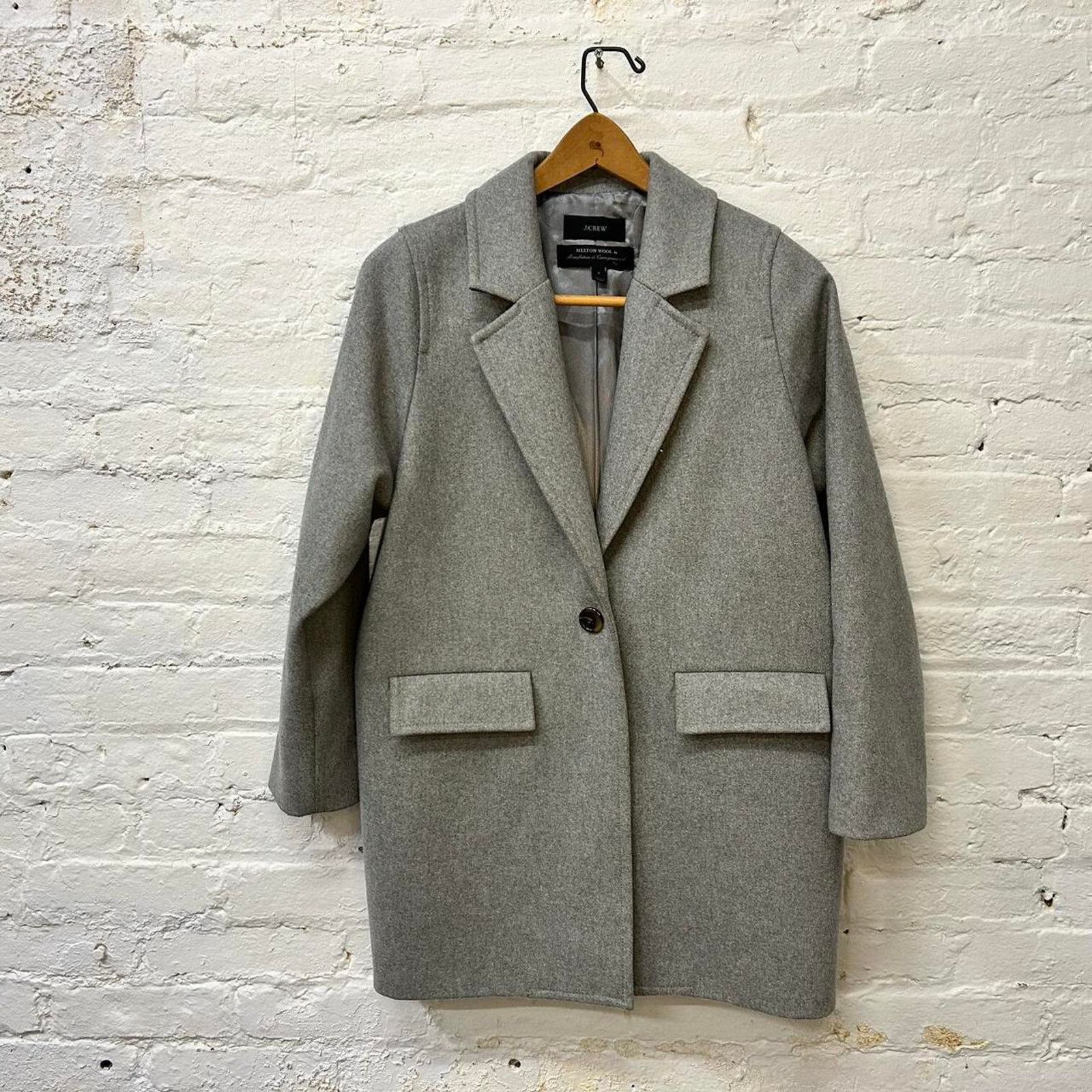 J.Crew J Crew Wool Coat Size XS / US 0-2 / IT 36-38 - 2 Thumbnail