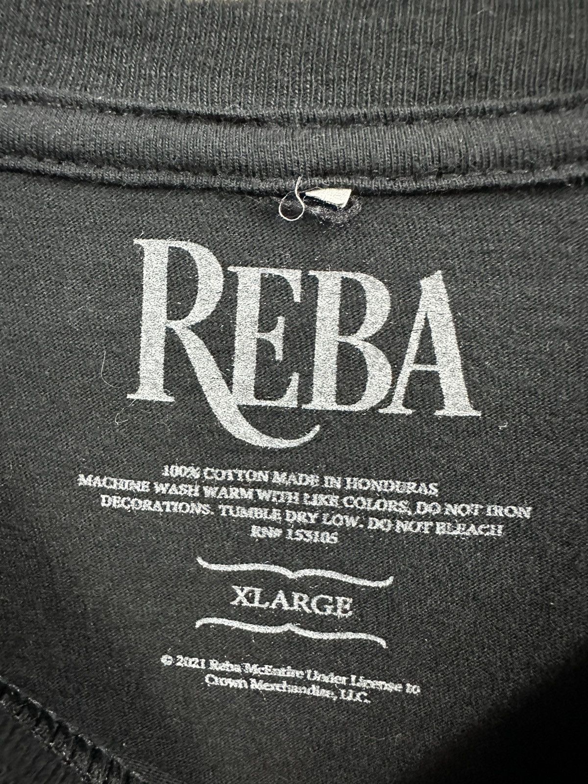 Band Tees Reba Live in Concert Tshirt A550 Size US XL / EU 56 / 4 - 7 Thumbnail