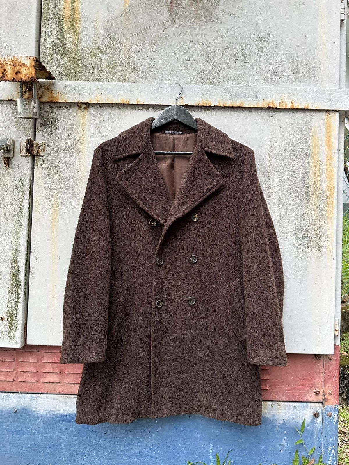 Issey Miyake 👹INED Double Breasted Wool Jacket By Issey Miyake Size US M / EU 48-50 / 2 - 5 Thumbnail