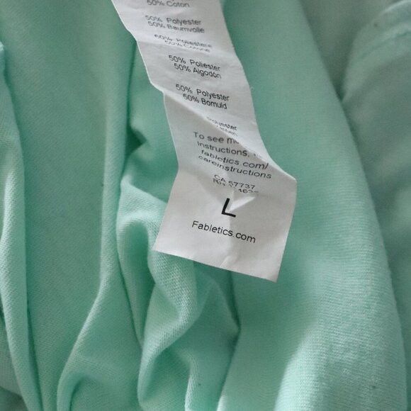 Fabletics Fabletics Women's Mint Green Hoodie Sweater Size L / US 10 / IT 46 - 8 Thumbnail