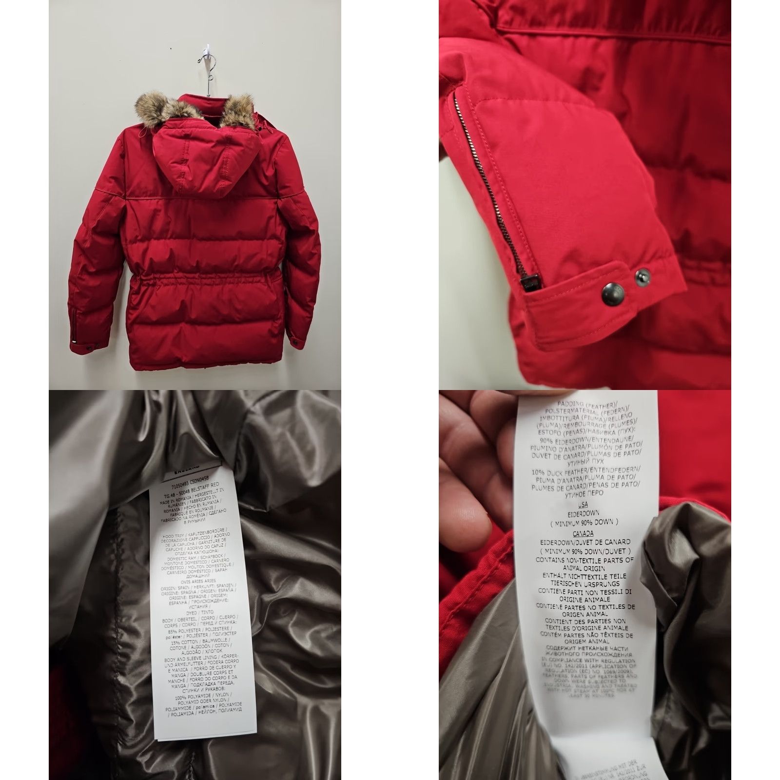 Belstaff **Red Belstaff Down Filled Jacket Size 38 Brown** User: **Belstaff Down Filled Brown Jacket Size 38 Red** Size US XXS / EU 40 - 8 Thumbnail