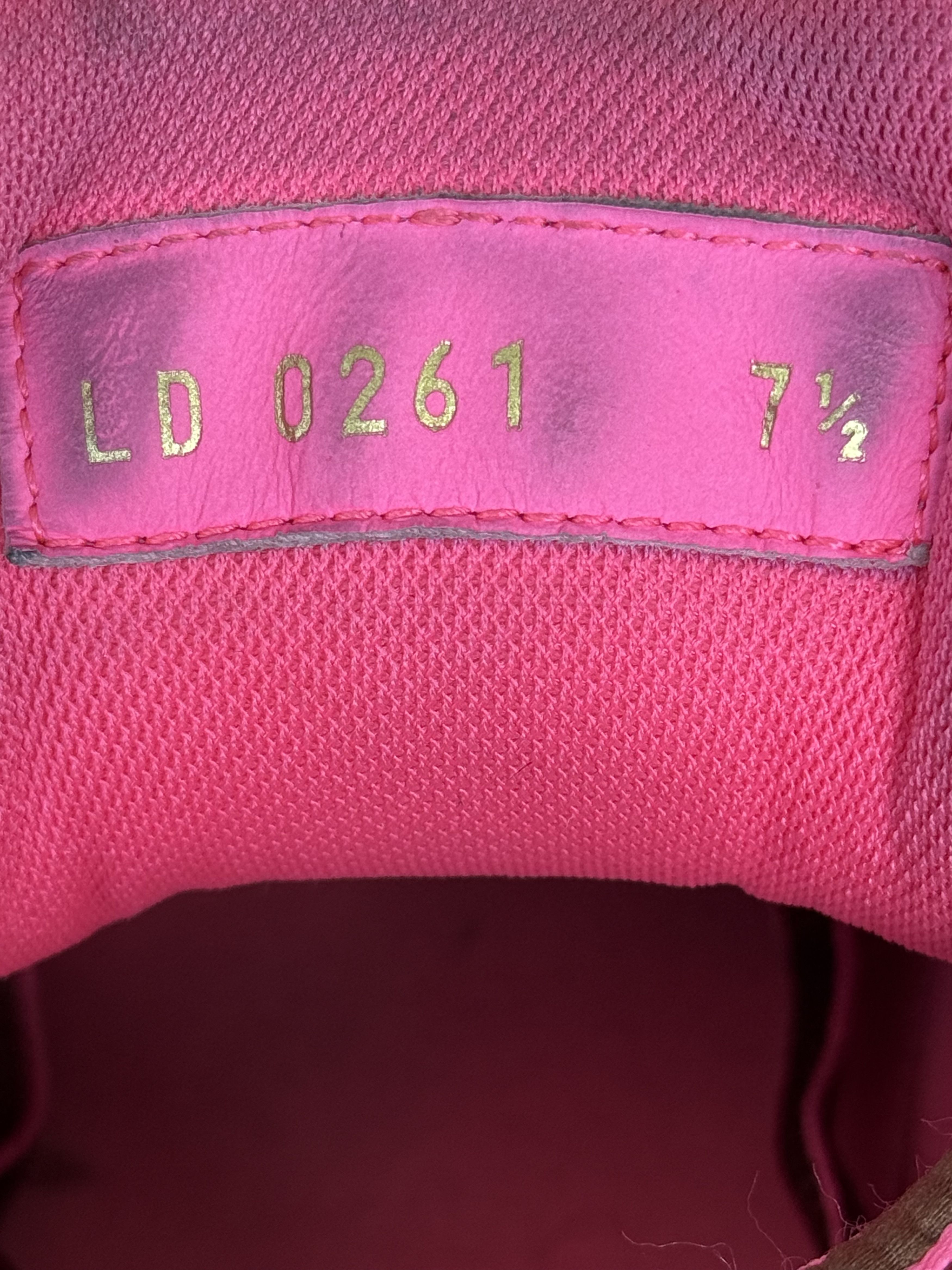 Louis Vuitton Louis Vuitton Brown & Pink Monogram Trainers Size US 8.5 / EU 41-42 - 8 Thumbnail