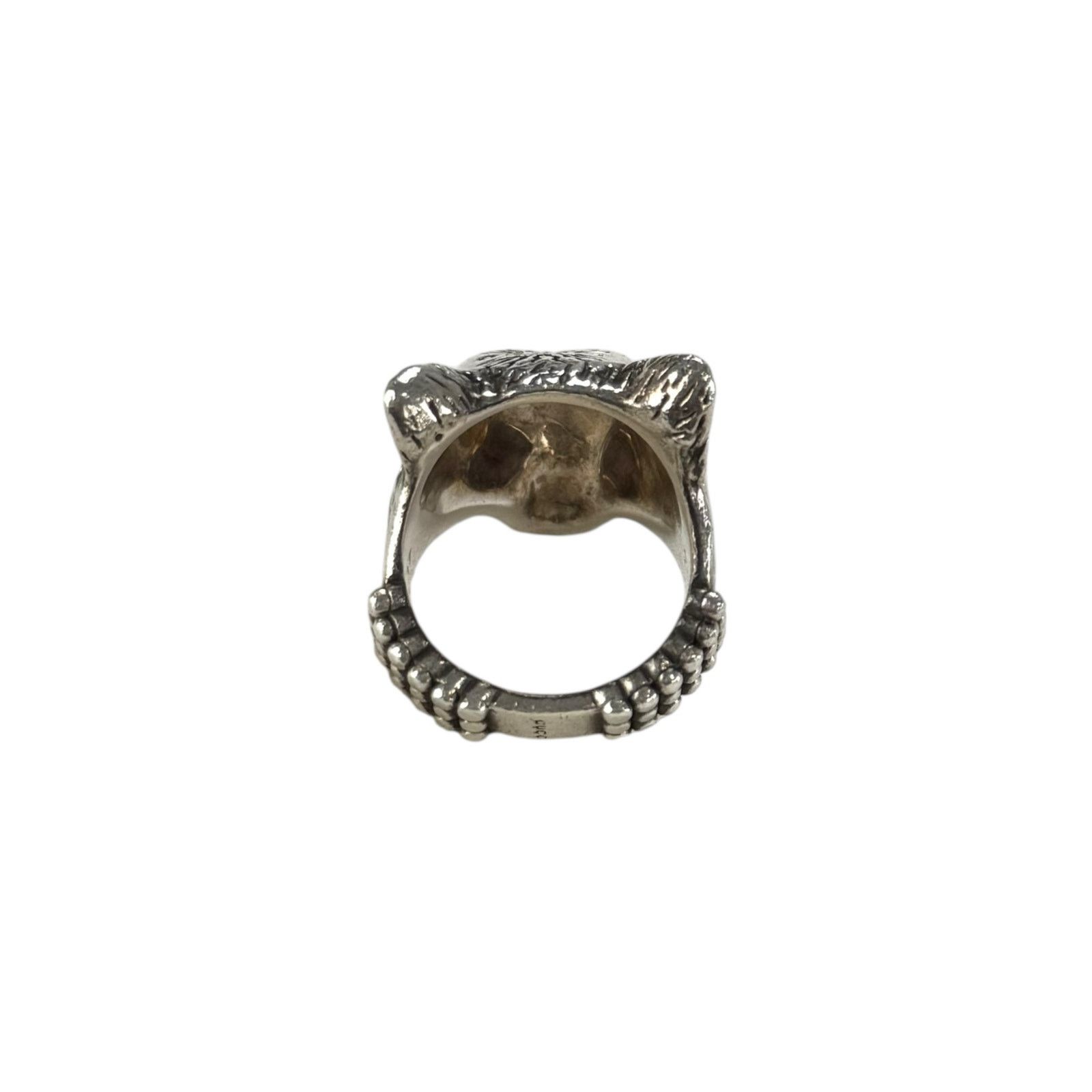 Gucci Gucci Anger Forrest Wolf Head Ring Size ONE SIZE - 5 Thumbnail