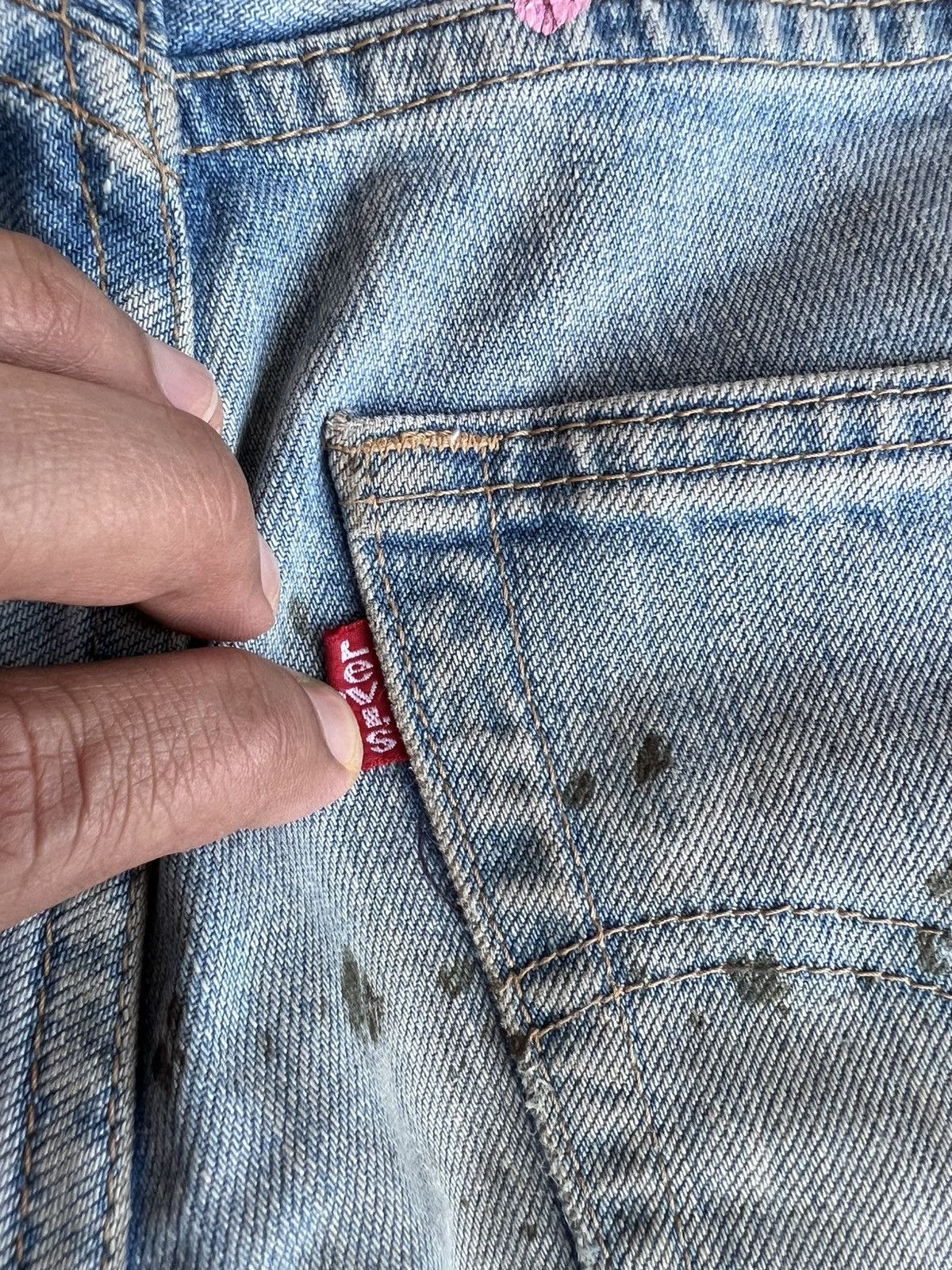 Japanese Brand × Levi's 🌈90’s Levis Painter Distress Jeans Size US 28 / EU 44 - 14 Thumbnail