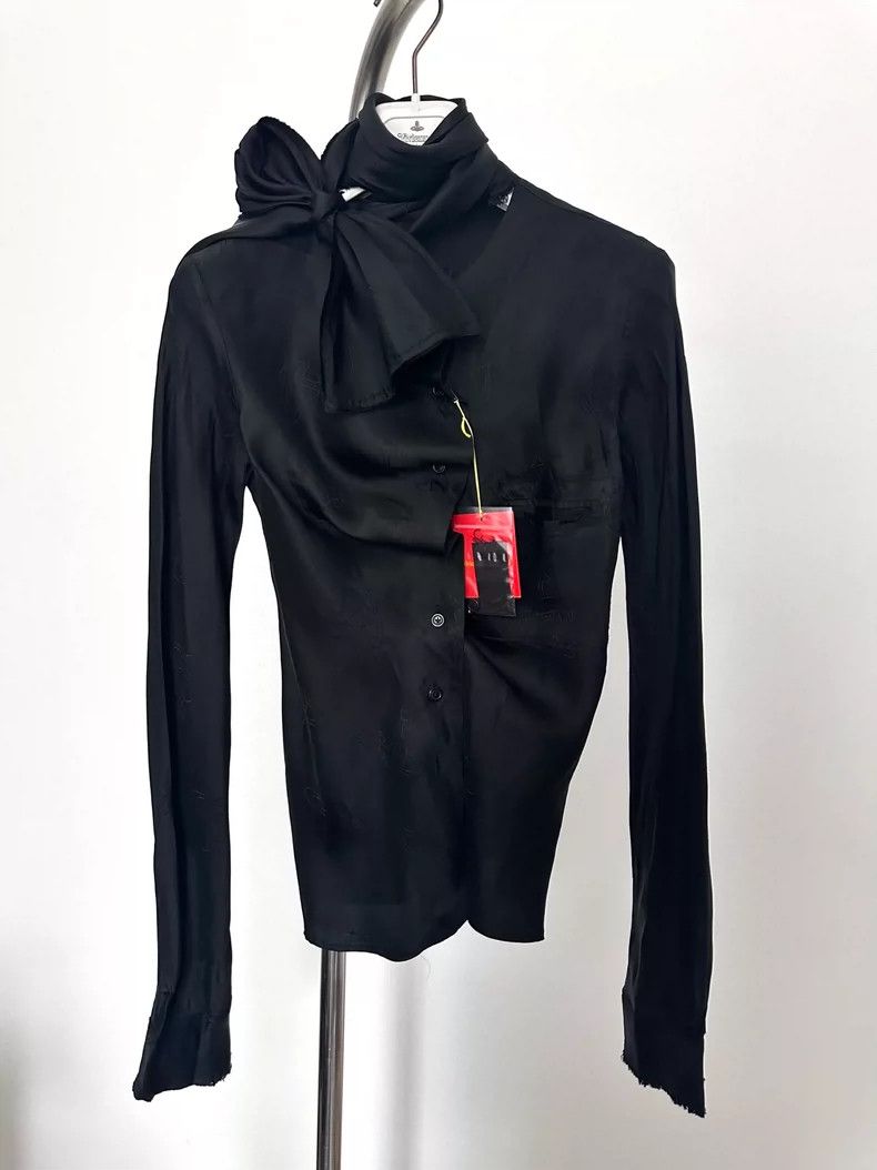 Vivienne Westwood Vivienne Westwood Big bow tie shirt Size S / US 4 / IT 40 - 1 Thumbnail