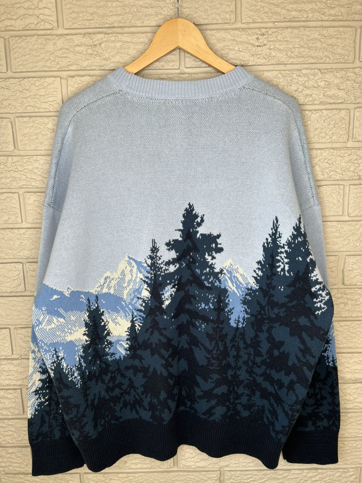 Roots Roots Landscape Intarsia Knit Sweater Size US XL / EU 56 / 4 - 9 Thumbnail