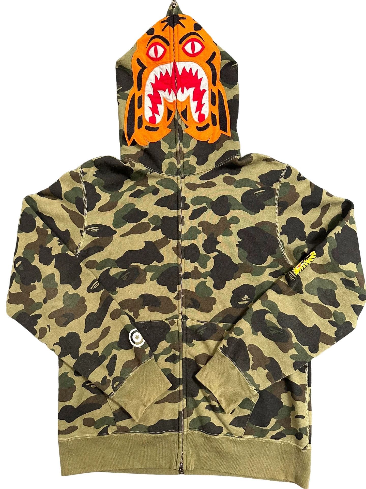 Bape Bape Camo Tiger Shark Hoodie Size XL Size US XL / EU 56 / 4 - 1 Thumbnail