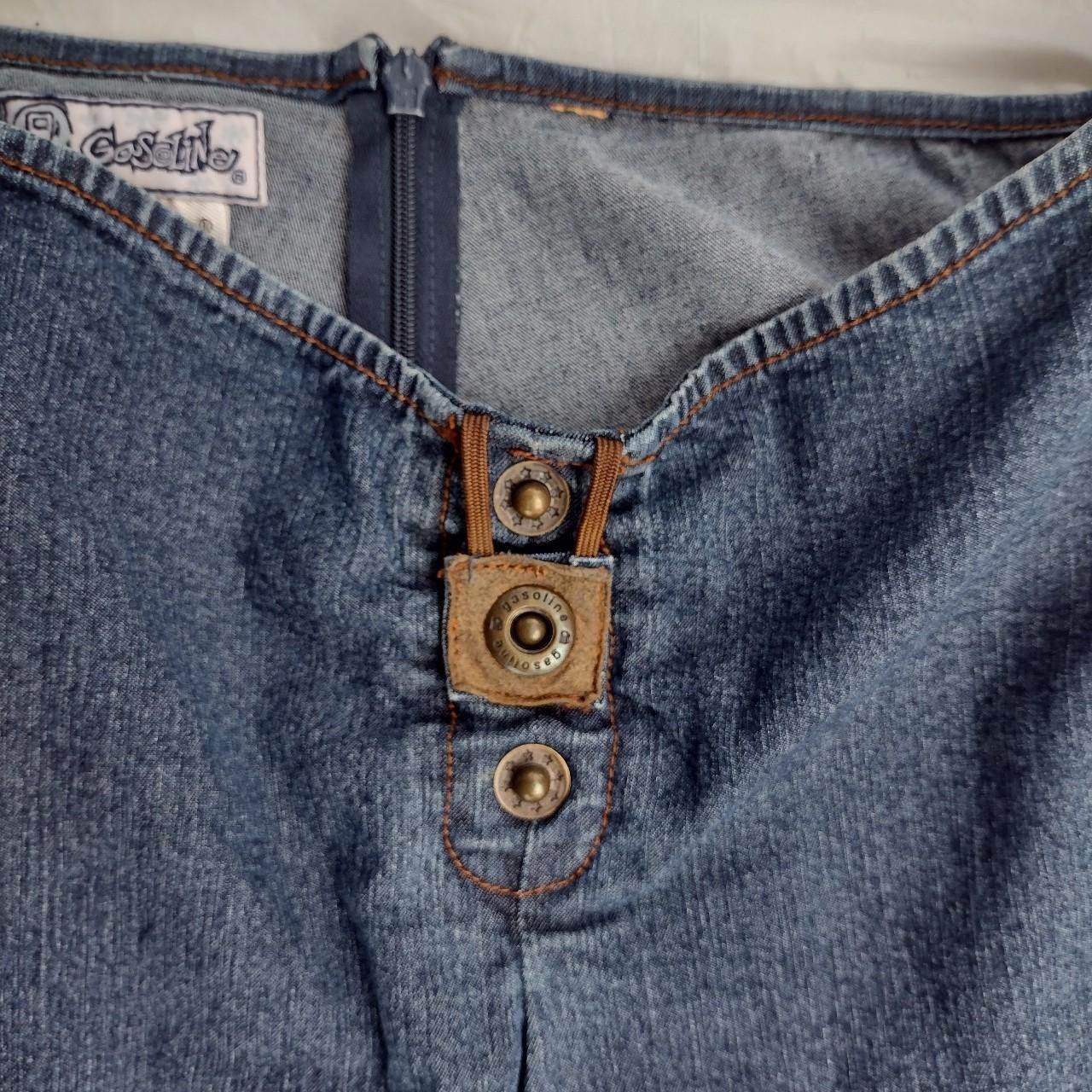 Vintage Adjustable low rise flair jeans Size 26" / US 2 / IT 38 - 4 Thumbnail
