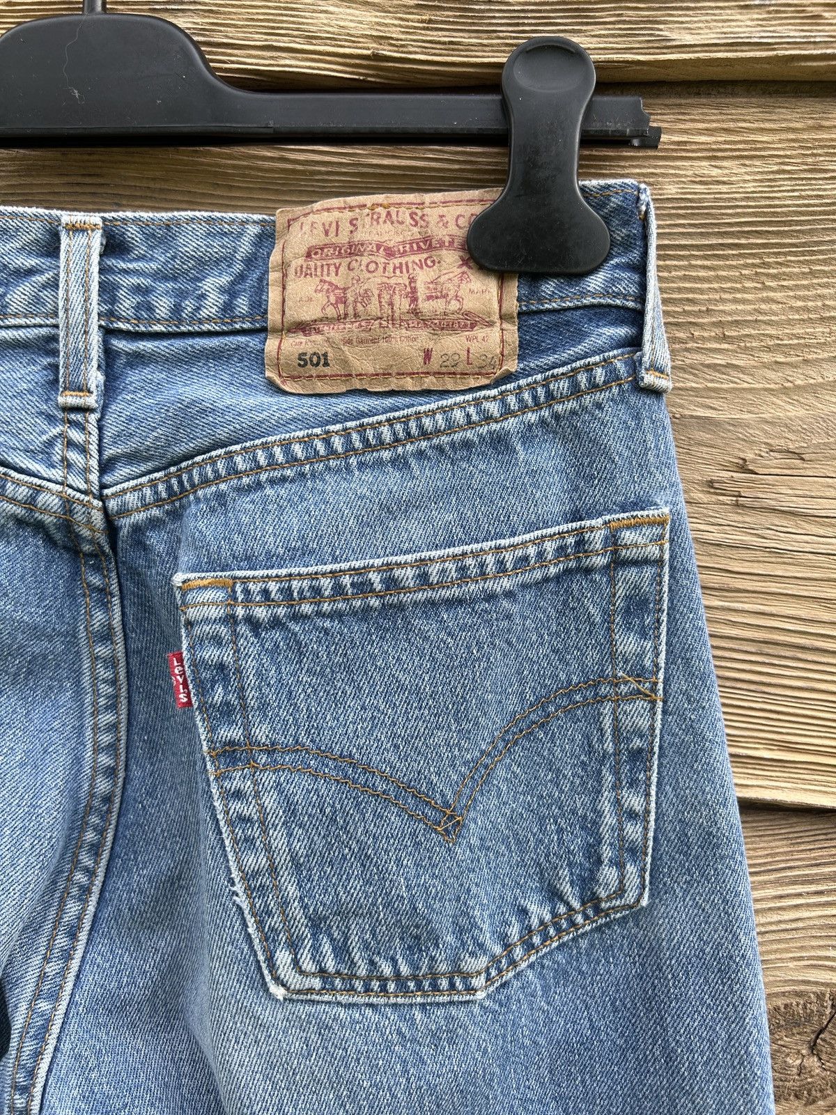 Levi's 90s Vintage Levi's 501 1996 Denim Jeans Size 29/34 Size US 29 - 2 Thumbnail