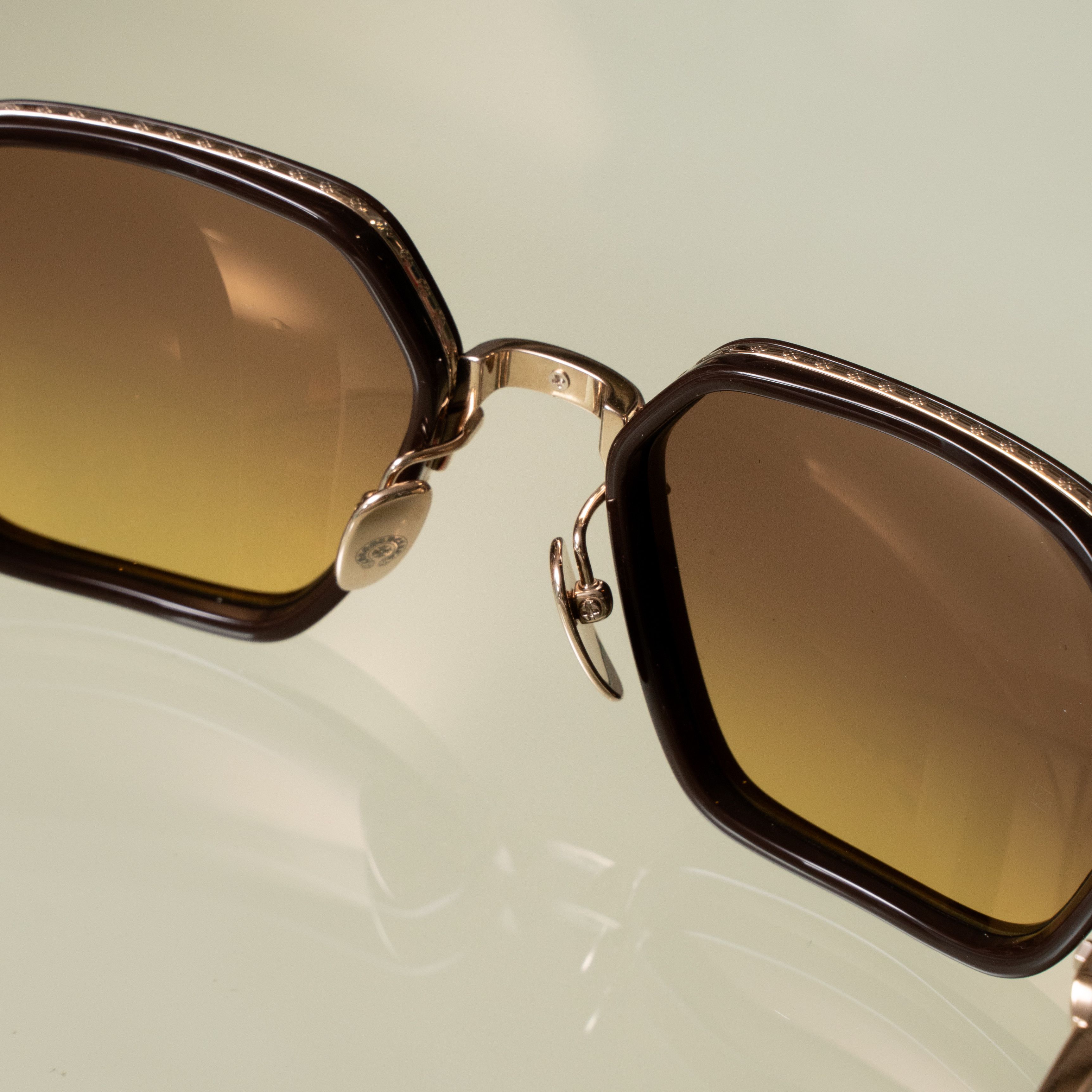 Chrome Hearts CHROME HEARTS DANGER ZONE Classic Brown/Gold Plated Size ONE SIZE - 9 Thumbnail