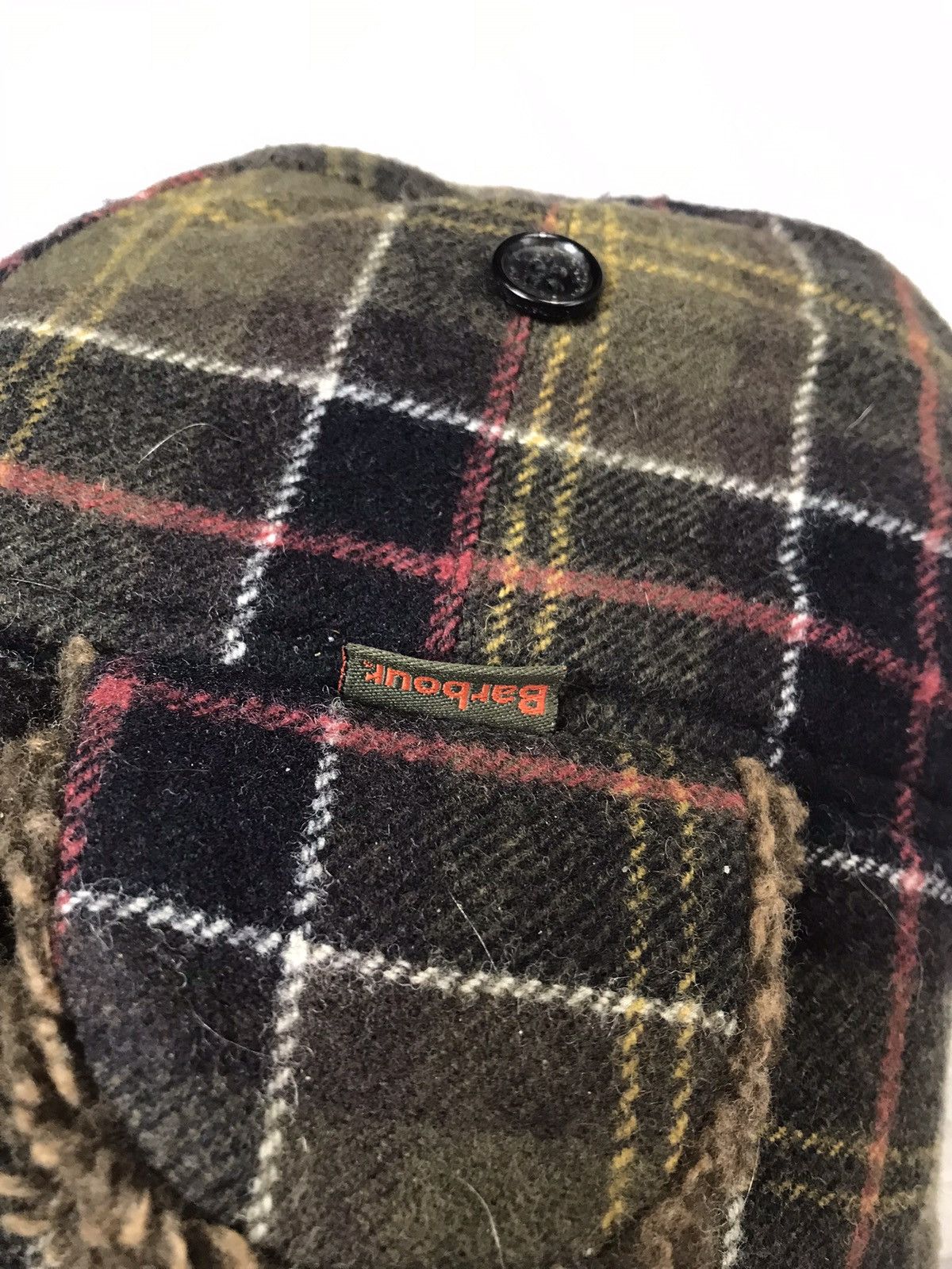 Barbour × Vintage Rare Vintage Barbour Checker Winter Hat Cap Hype Streetwear Size ONE SIZE - 8 Thumbnail