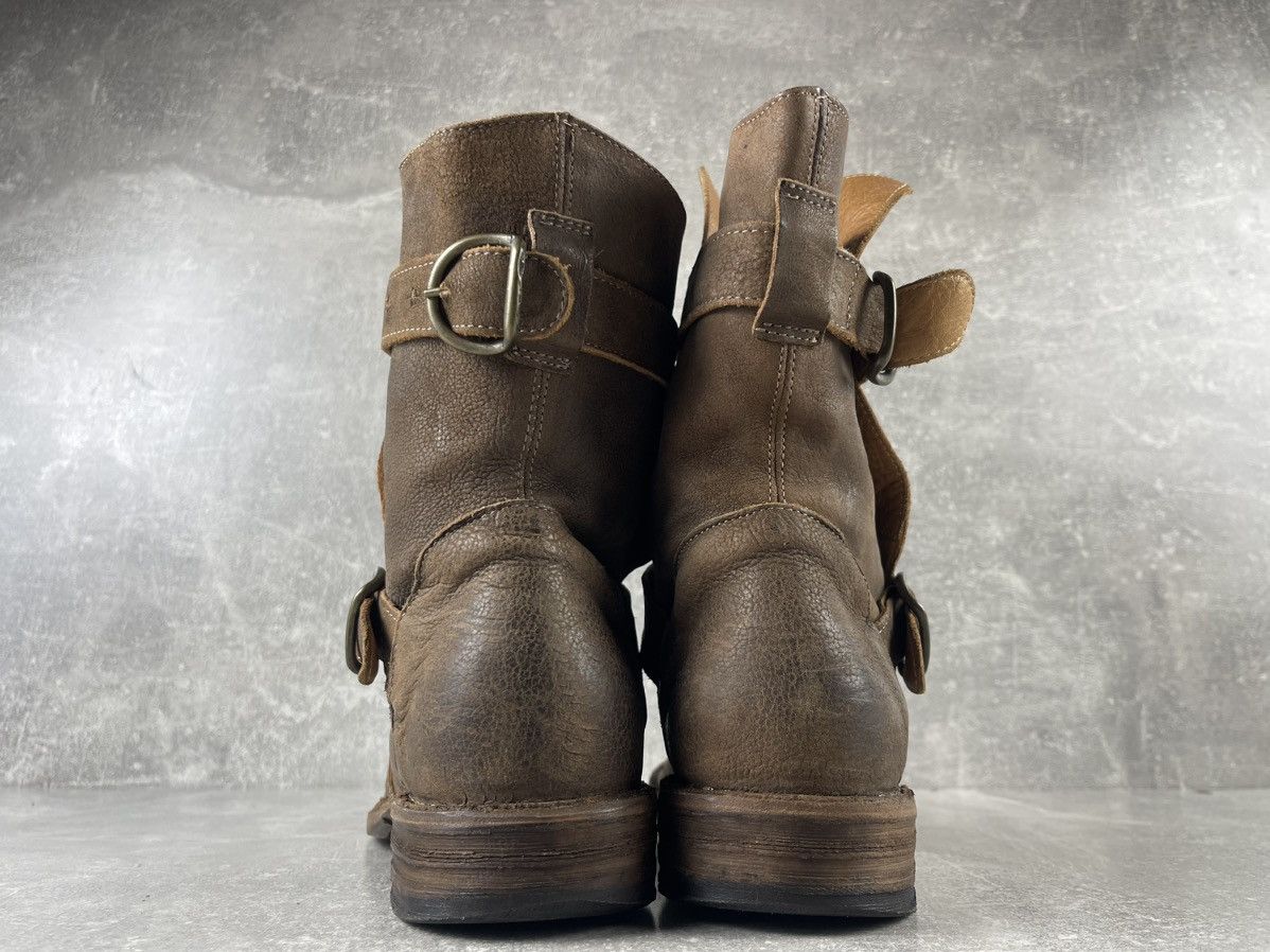 Fiorentini + Baker Fiorentini + Baker Leather Engineer Belted Brown Boots Size US 7 / IT 37 - 6 Thumbnail