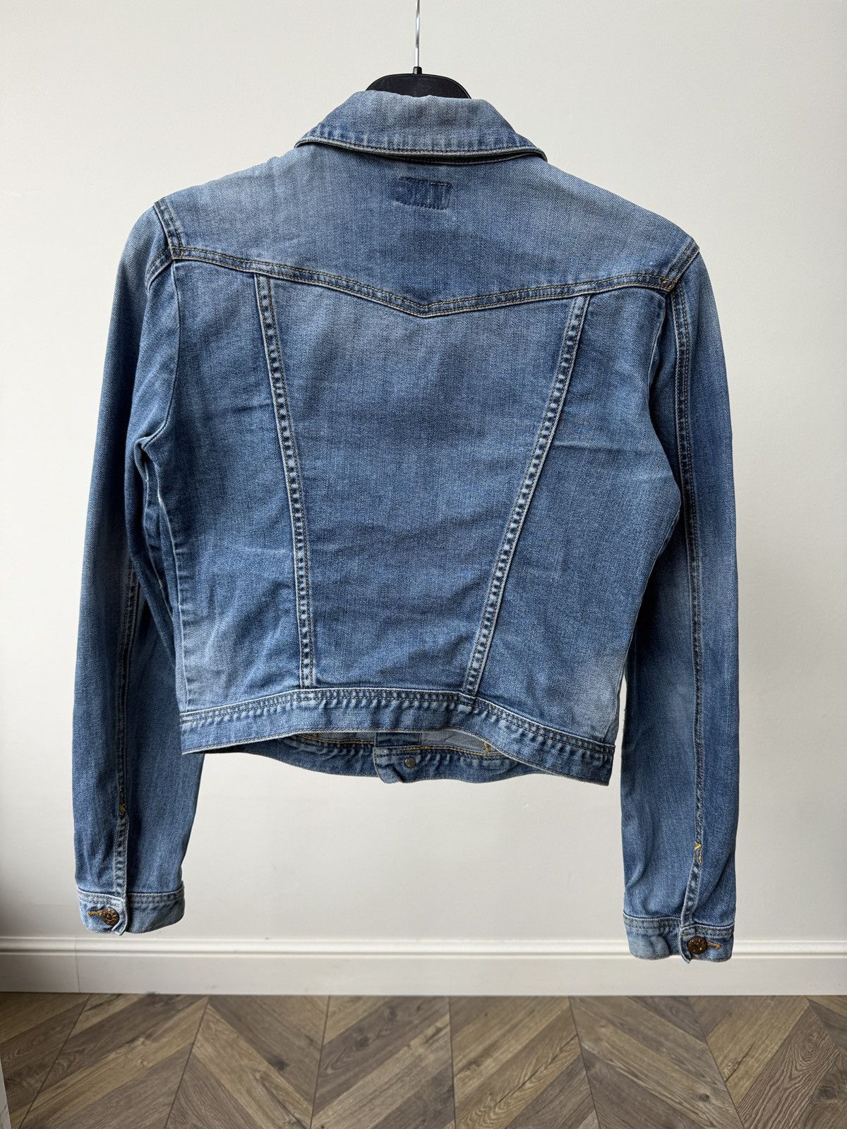 Diesel Vintage Diesel Denim Jacket Cropped Blue Trucker Jean Jacket Size S / US 4 / IT 40 - 14 Thumbnail