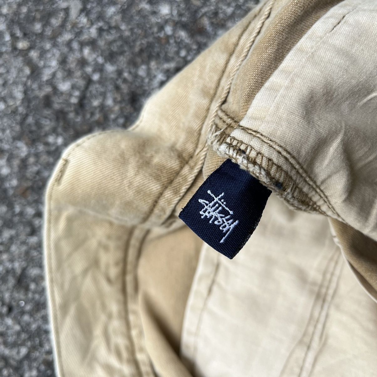Stussy Vintage Stussy S2C Faded Pant Baggy Loose Fit Khaki Brown Size US 32 / EU 48 - 9 Thumbnail