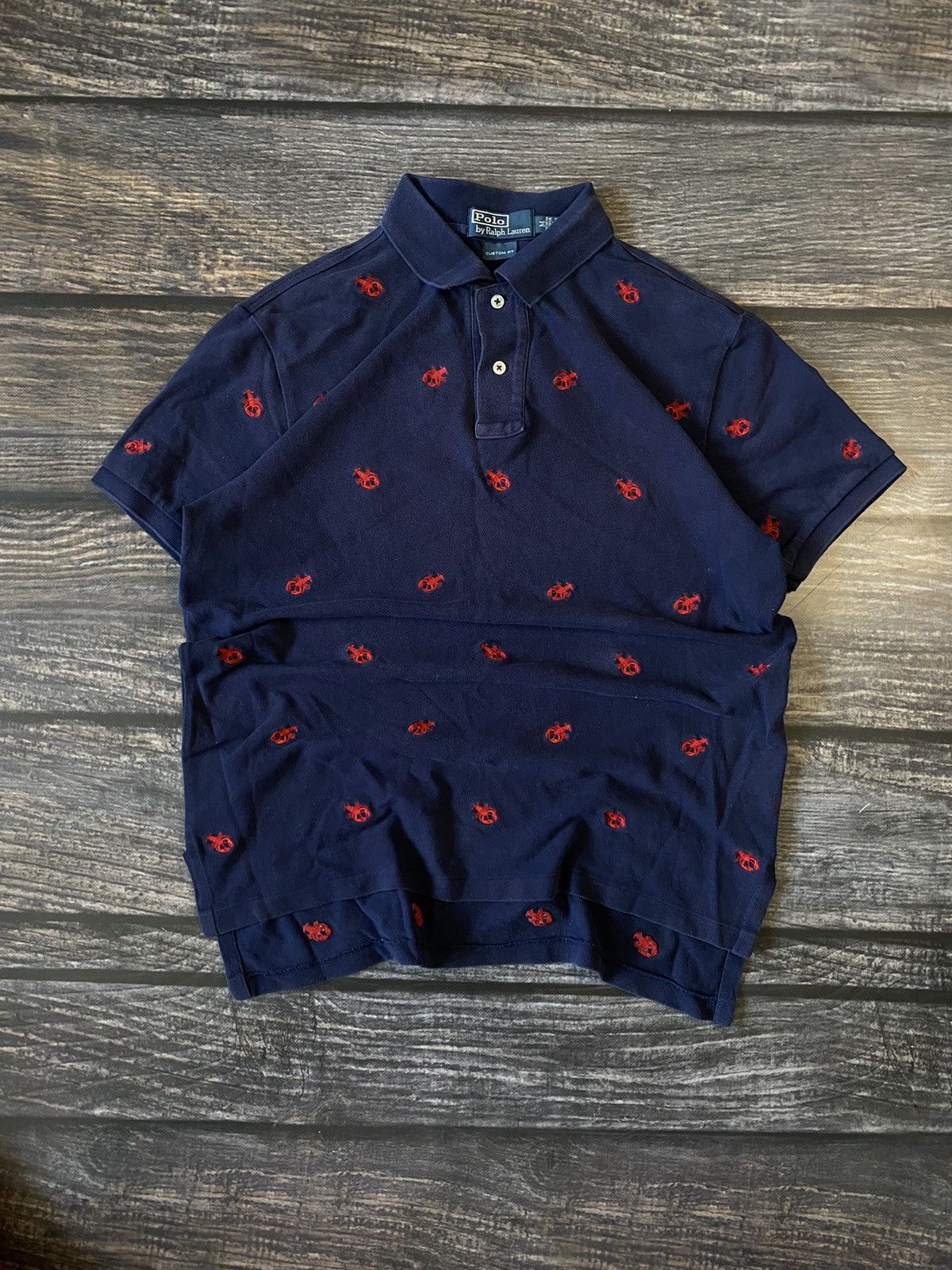 Polo Ralph Lauren Ralph Laurent rare crab shirt y2k Size US M / EU 48-50 / 2 - 1 Thumbnail