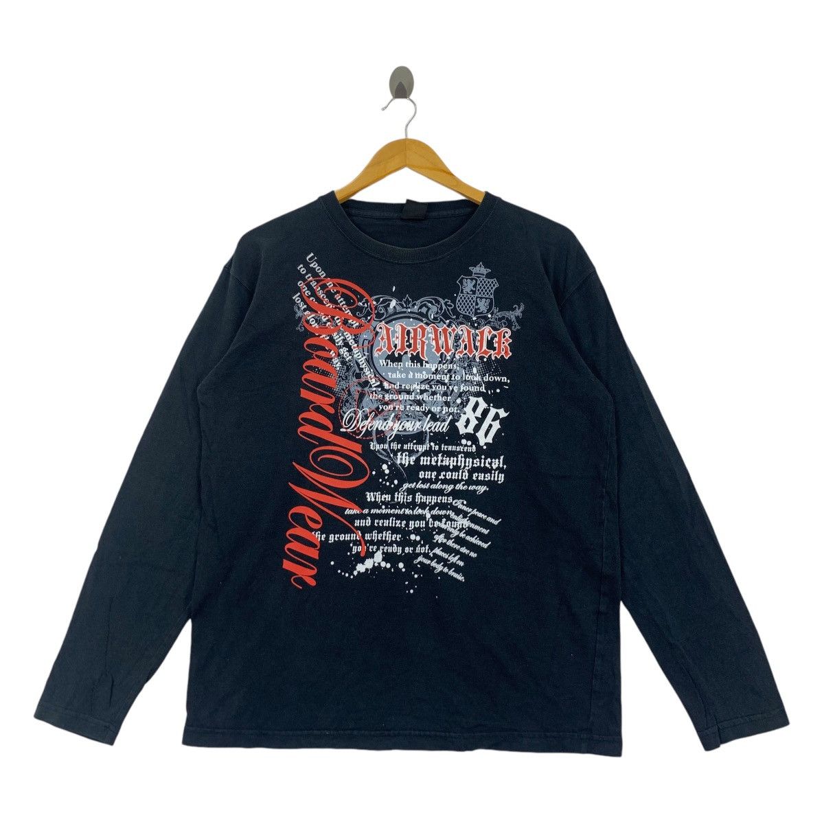 Airwalk Vintage AIRWALK BOARD WEAR Defend Your Lead Tee Shirt Size US L / EU 52-54 / 3 - 1 Thumbnail