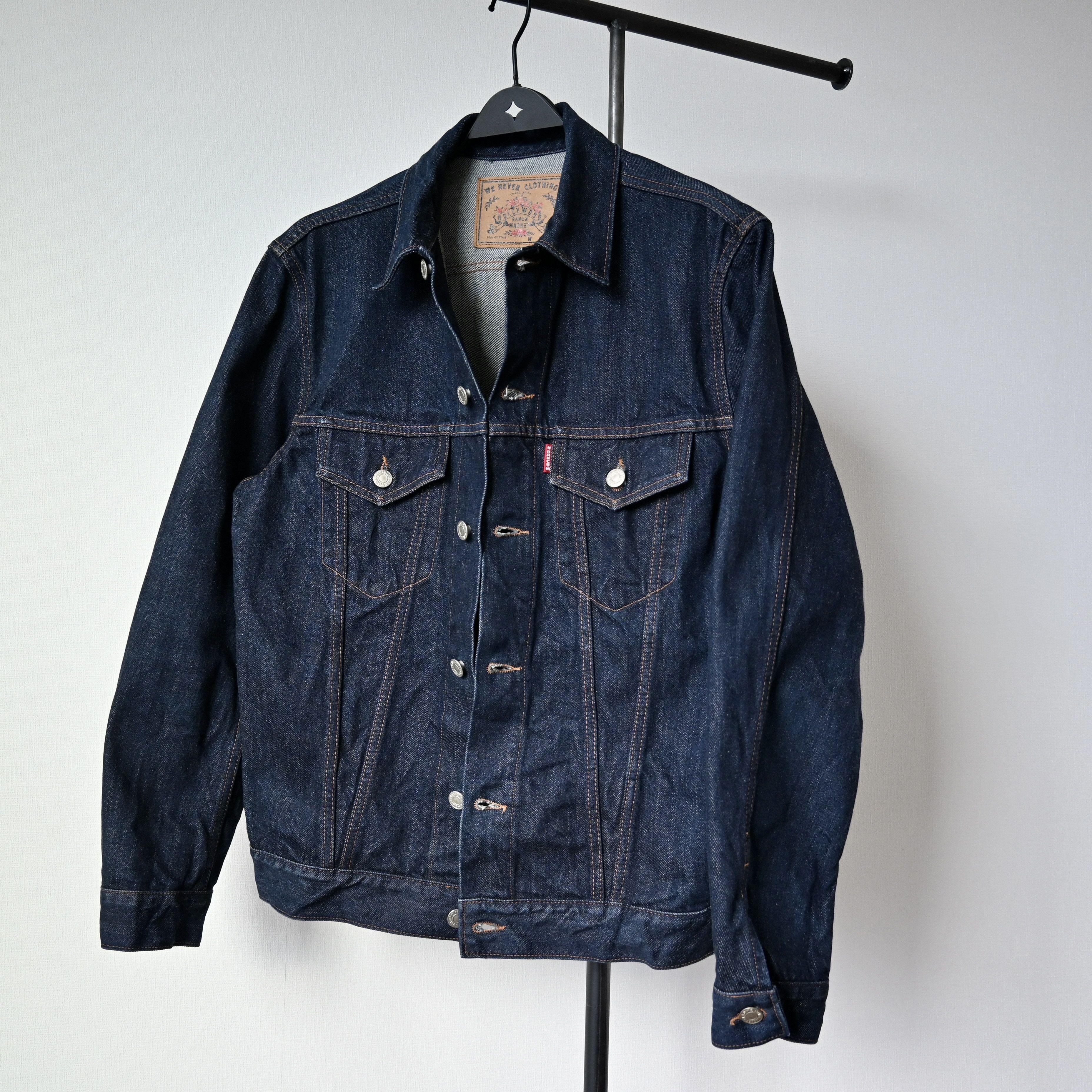 HOLLYWOOD RANCH MARKET H.R.MARKET indigo denim tracker jacket made in Japan Size US M / EU 48-50 / 2 - 22 Thumbnail