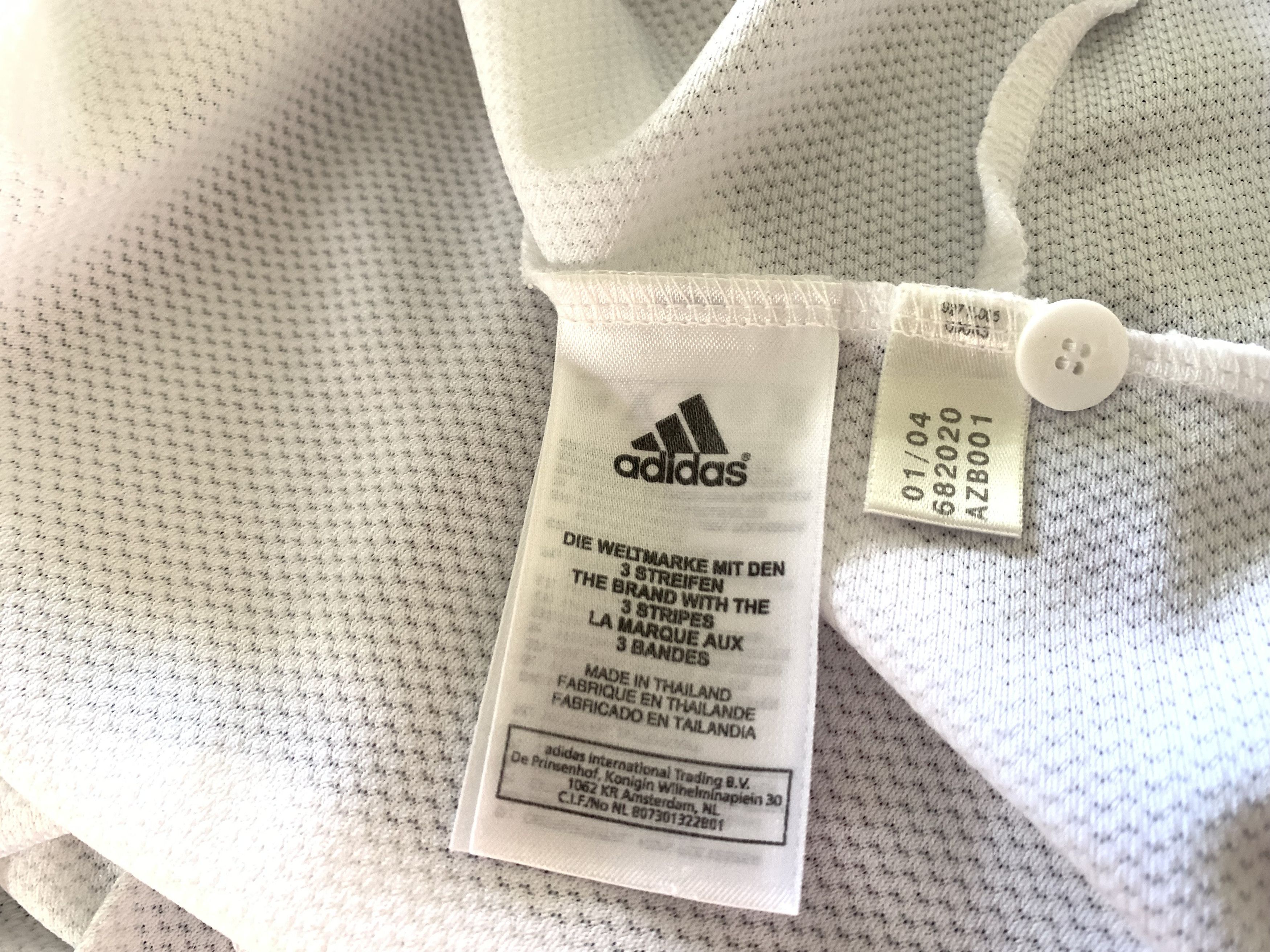 Adidas Vintage Adidas Mens White Training Polo Shirt Size US M / EU 48-50 / 2 - 9 Thumbnail