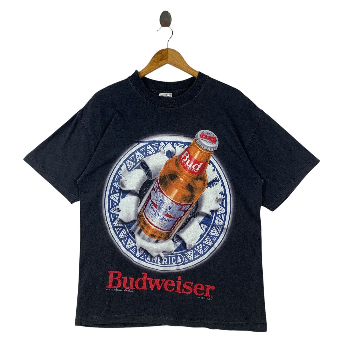 Budweiser × Vintage Vintage BUDWEISER big print tee Size US L / EU 52-54 / 3 - 1 Thumbnail