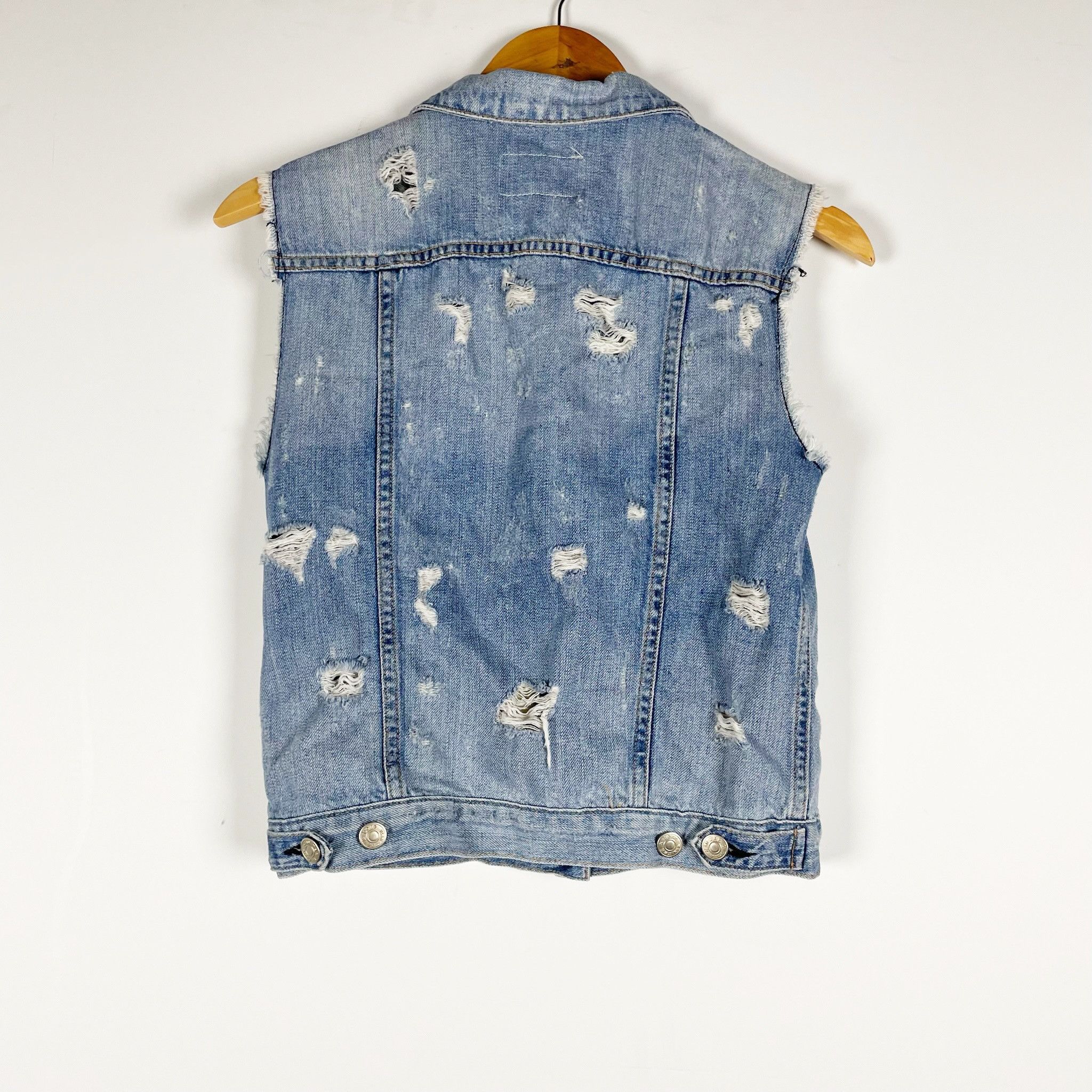 Rag & Bone Rag & Bone Women's Cotton Distressed Size XS / US 0-2 / IT 36-38 - 4 Thumbnail