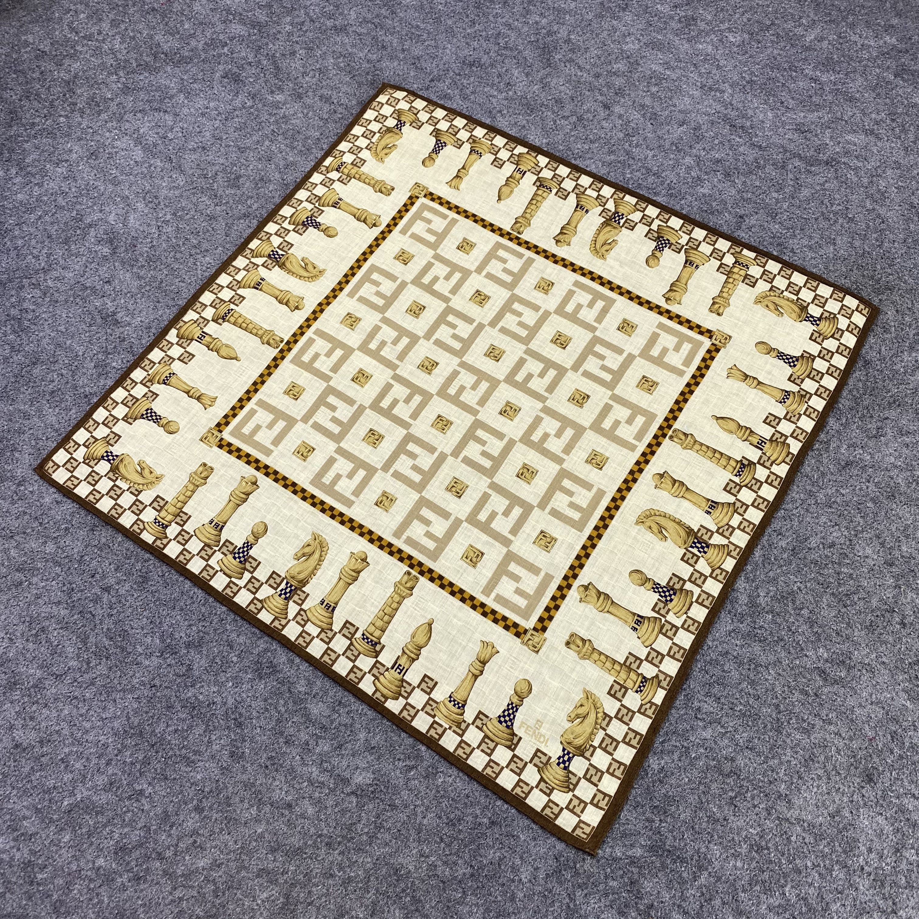 Fendi Fendi Handkerchief / Bandana / Neckerchief-B2109 Size ONE SIZE - 4 Thumbnail