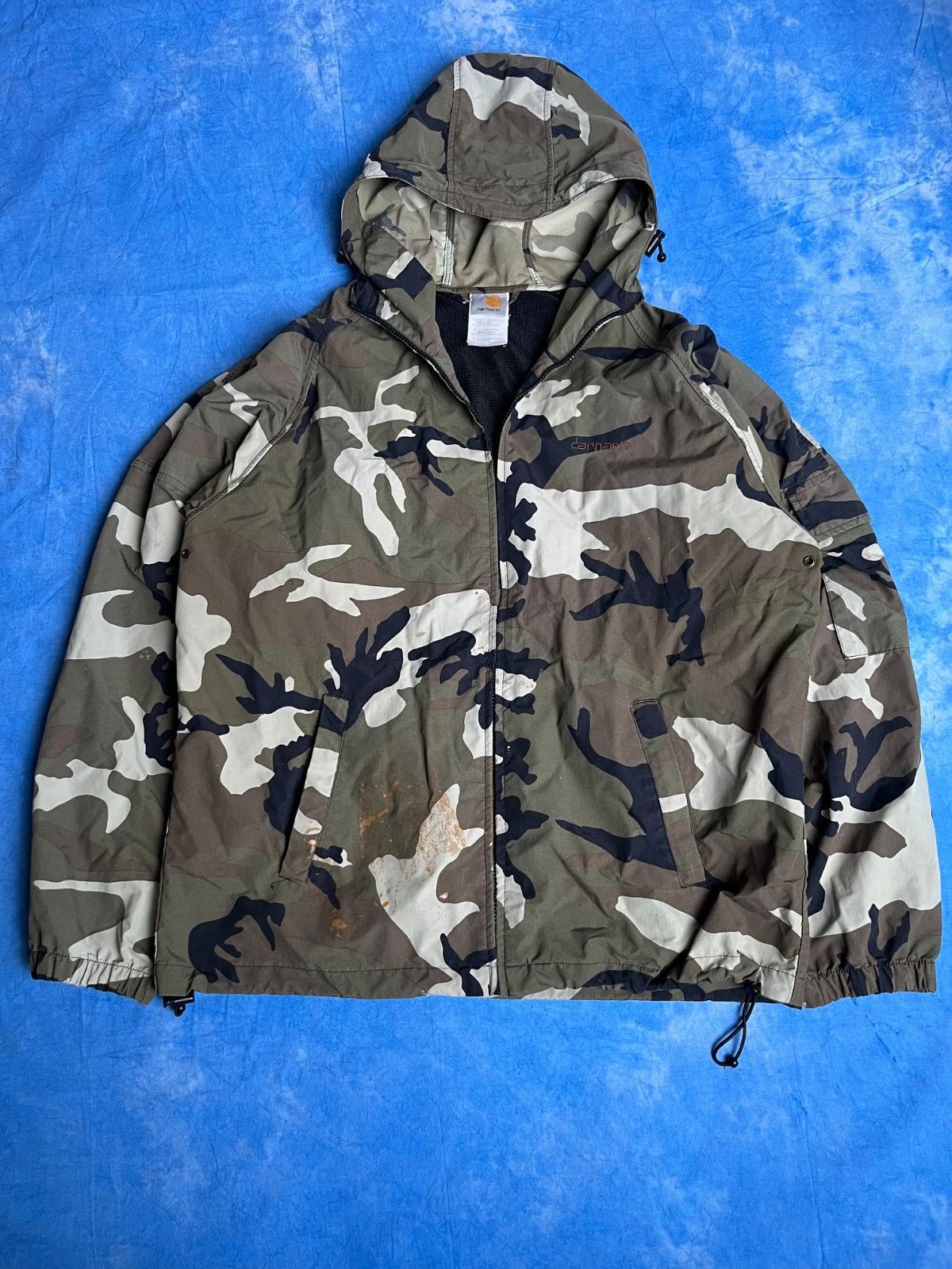 Carhartt Wip Carhartt WIP Widnbreaker Battle Camo Military Workwear Size US L / EU 52-54 / 3 - 1 Thumbnail