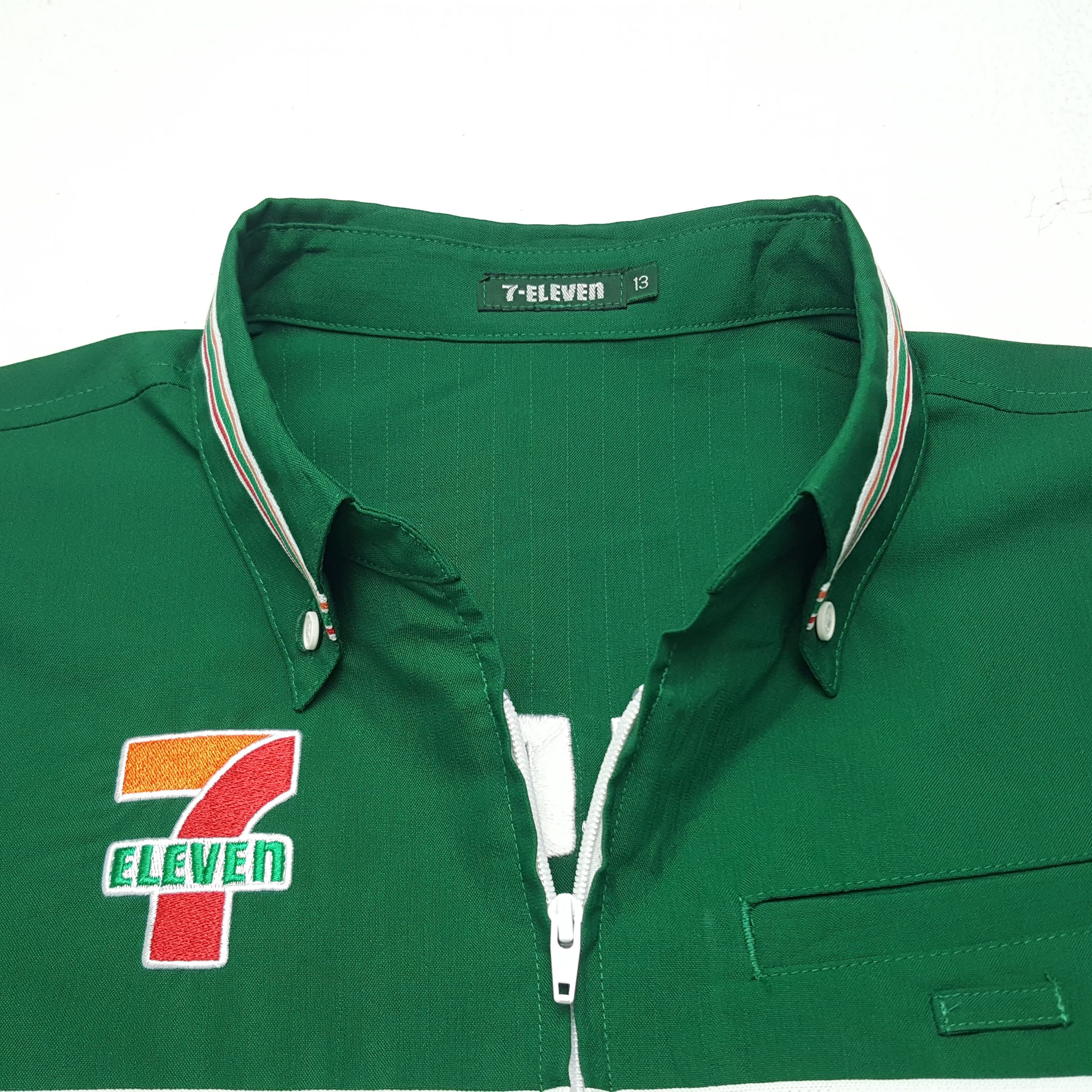 Japanese Brand × Vintage Vintage 7 Eleven Embroidery Logo Worker Uniform Jacket Size US S / EU 44-46 / 1 - 5 Thumbnail