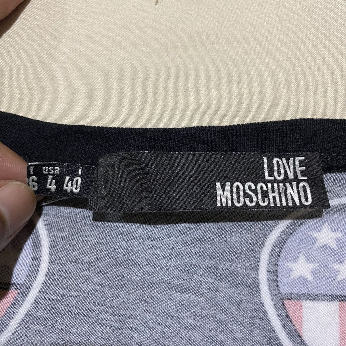 Moschino Love Moschino Full Print Longsleeve T-Shirt Size S / US 4 / IT 40 - 3 Thumbnail