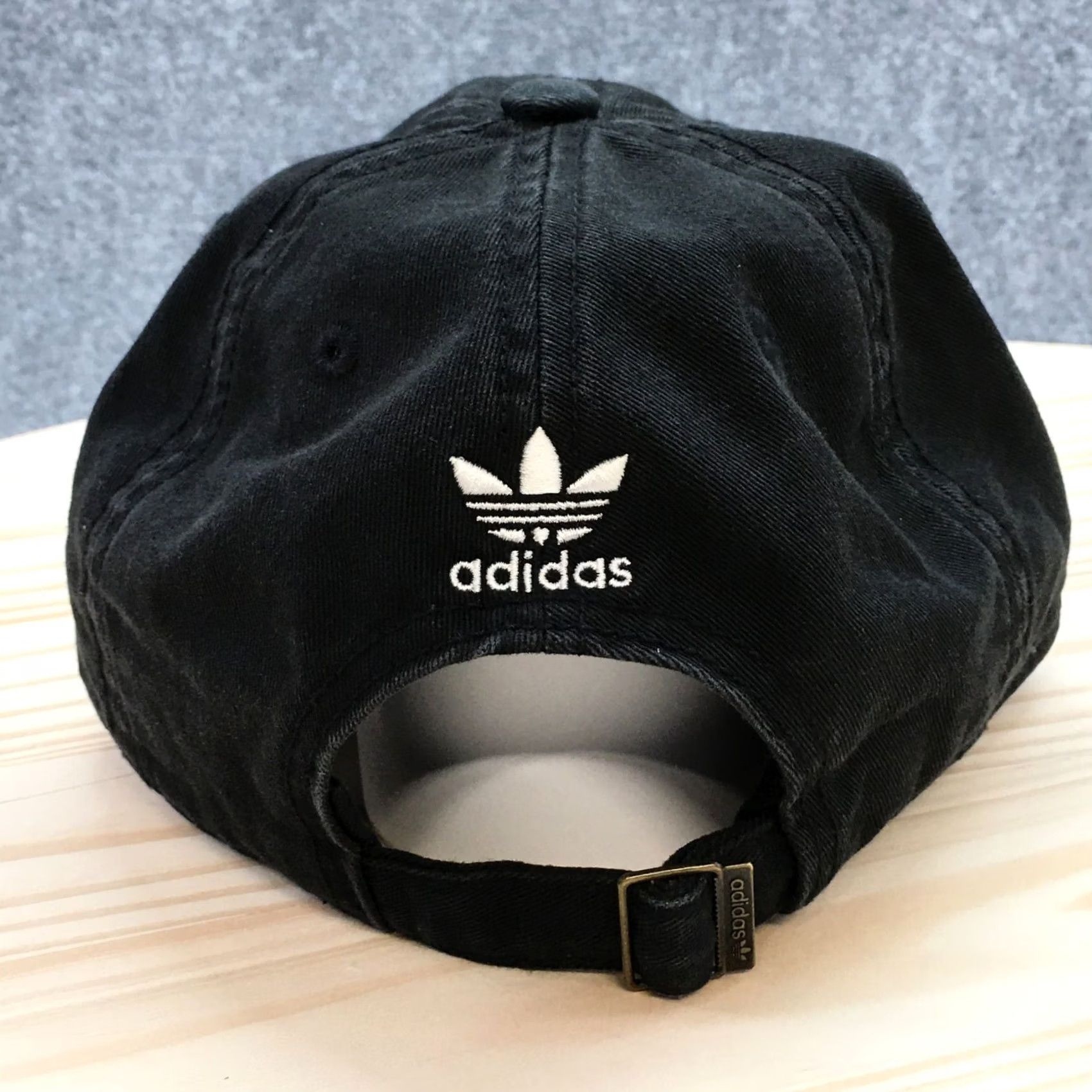 Adidas Adidas Baseball Cap Hat Mens Black OS Adjustable Embroidered Logo Size ONE SIZE - 6 Thumbnail