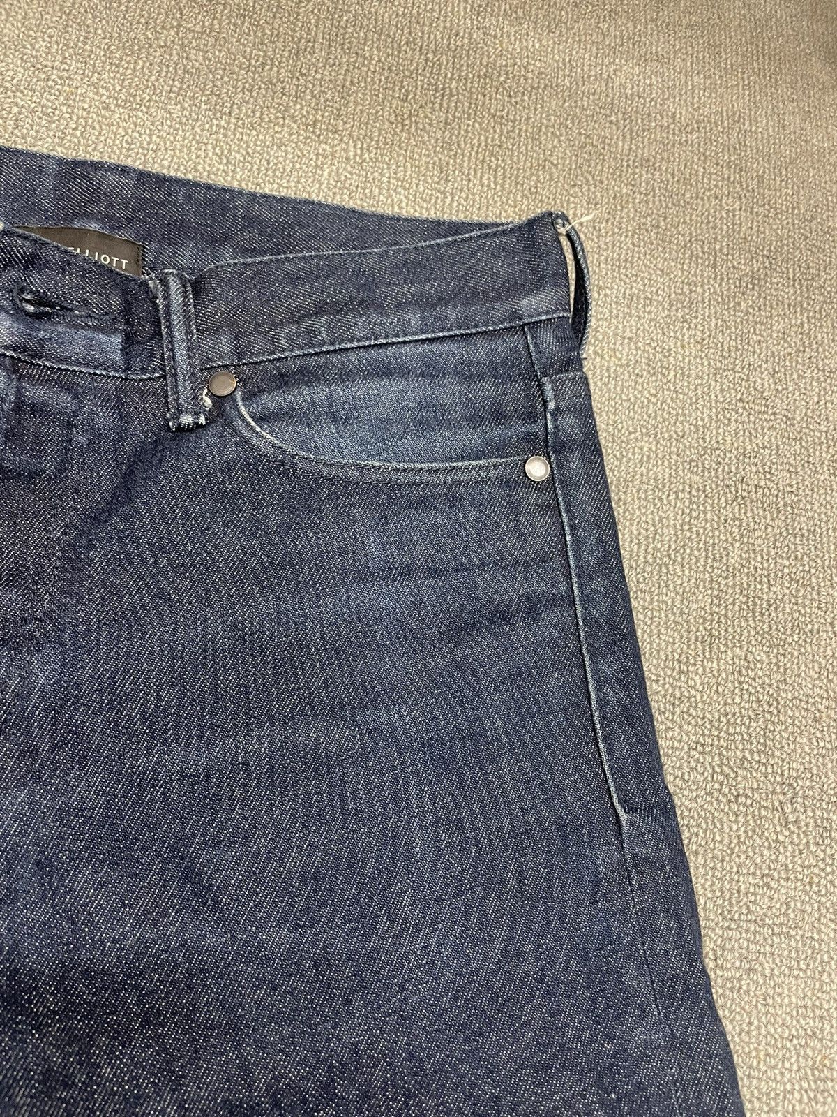 John Elliott John Elliott Dark Blue Skinny Jeans Size US 28 / EU 44 - 6 Thumbnail