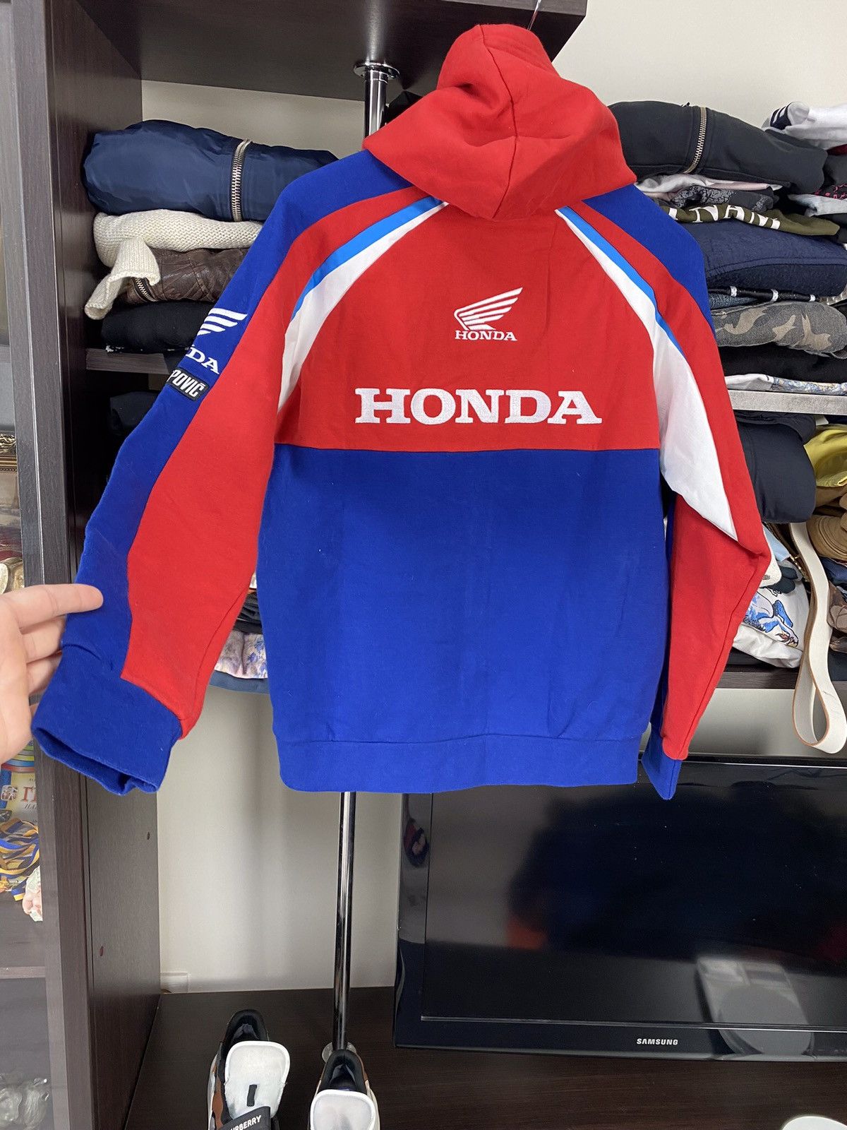 Honda Vintage Honda Racing Motul Zip Up Hoodie Size US S / EU 44-46 / 1 - 7 Thumbnail
