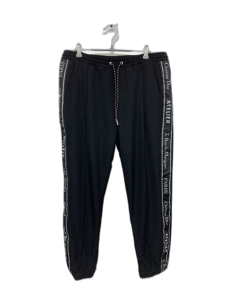 Dior Side Stripe Sweatpants in Black