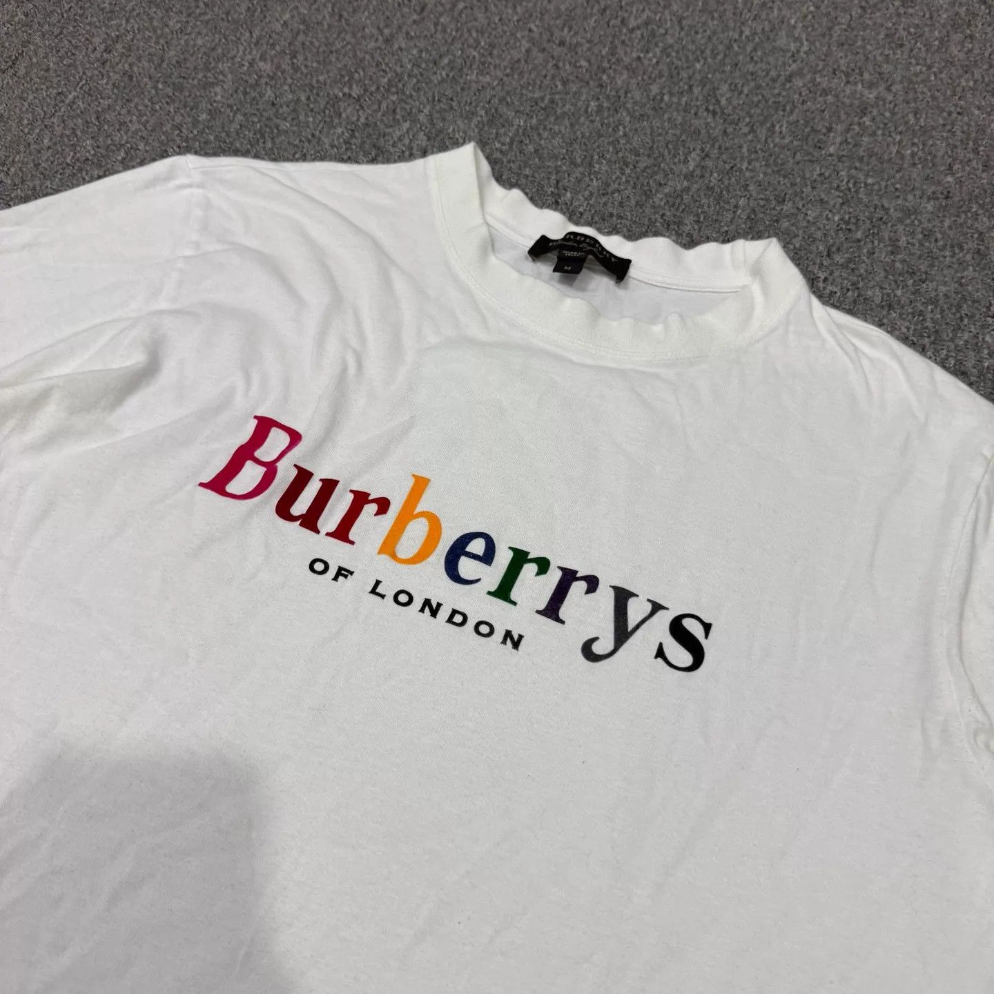 Burberry Burberry White Rainbow Logo SS T-Shirt M 95 New Size M / US 6-8 / IT 42-44 - 3 Thumbnail