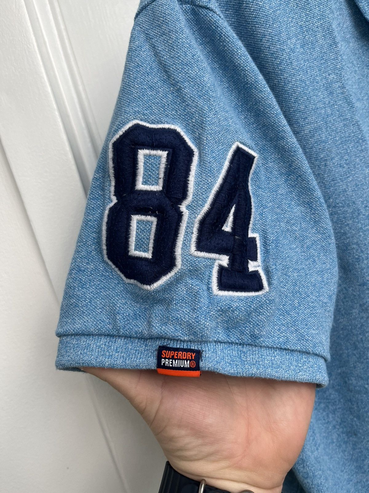 Superdry Superdry Classic Pique Polo Shirt Blue Size 4XL Size US XXL / EU 58 / 5 - 5 Thumbnail