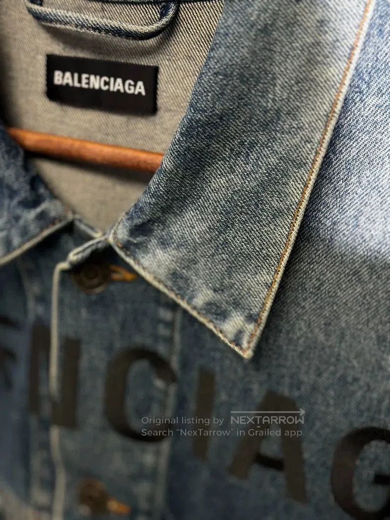 Balenciaga Balenciaga SS20 Embroidered Denim Jacket. Size US S / EU 44-46 / 1 - 6 Thumbnail