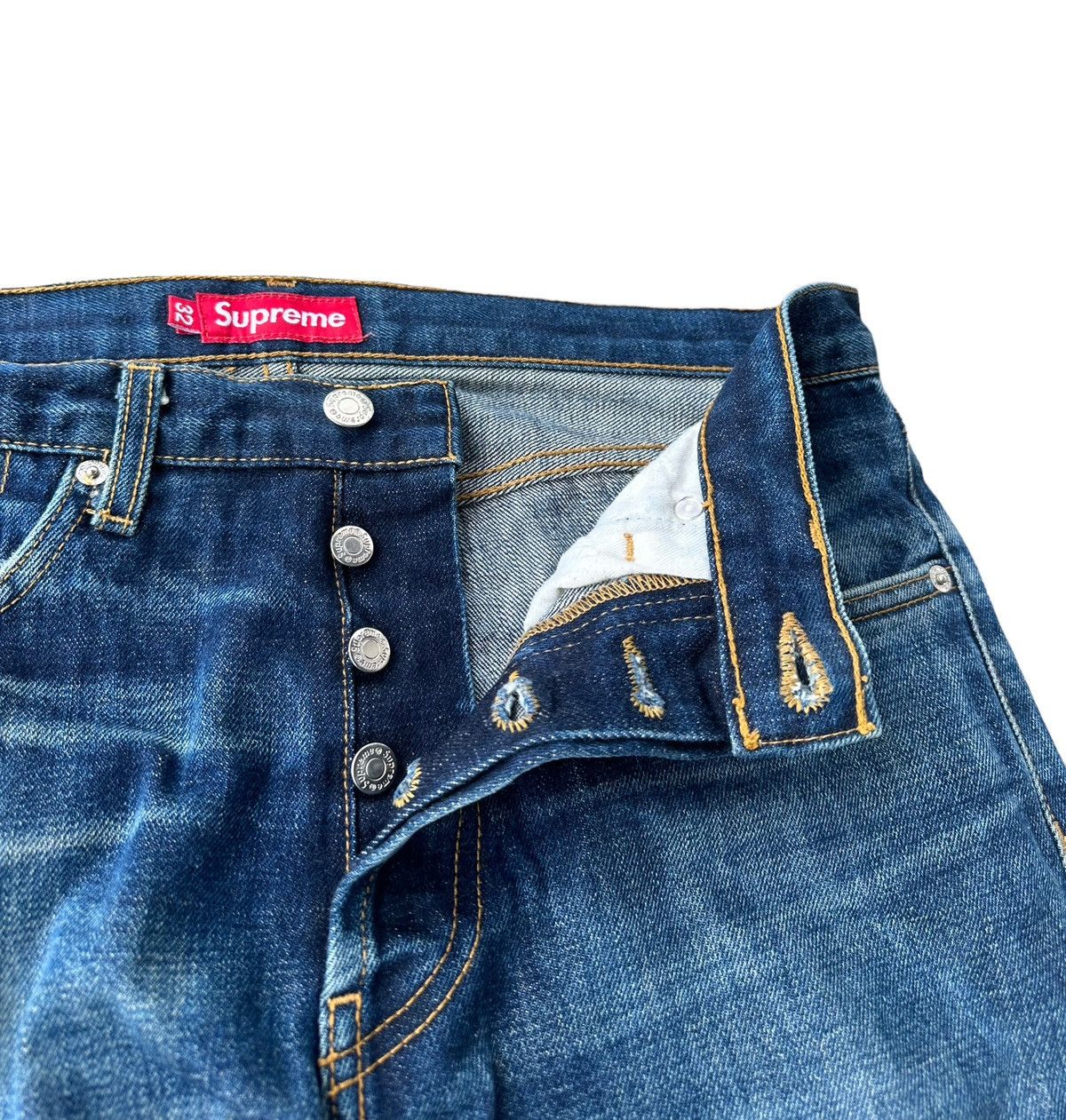 Supreme Supreme rusty wash selvedge denim jeans Size US 32 / EU 48 - 5 Thumbnail