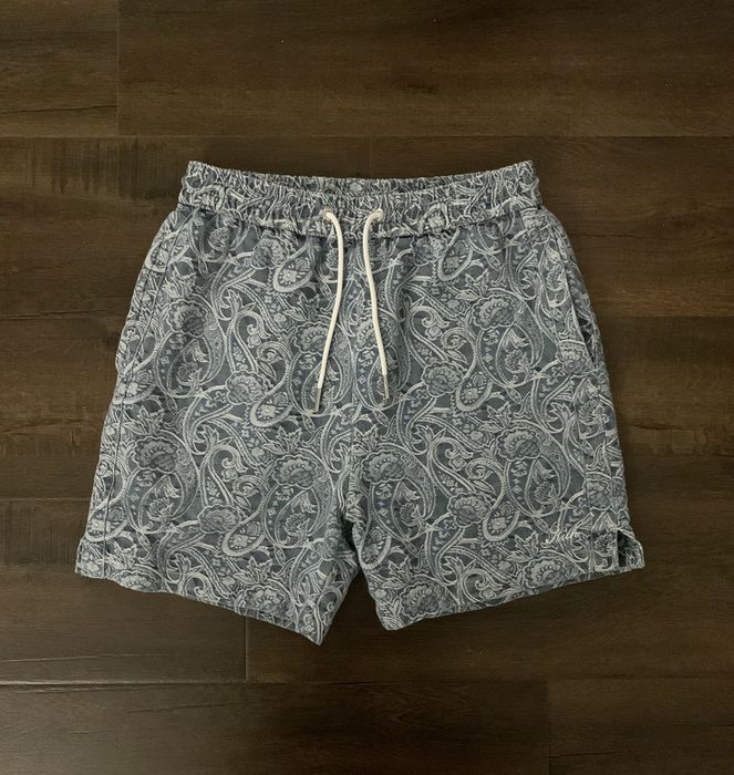 Kith Kith Japanese Indigo Paisley Shorts | Grailed