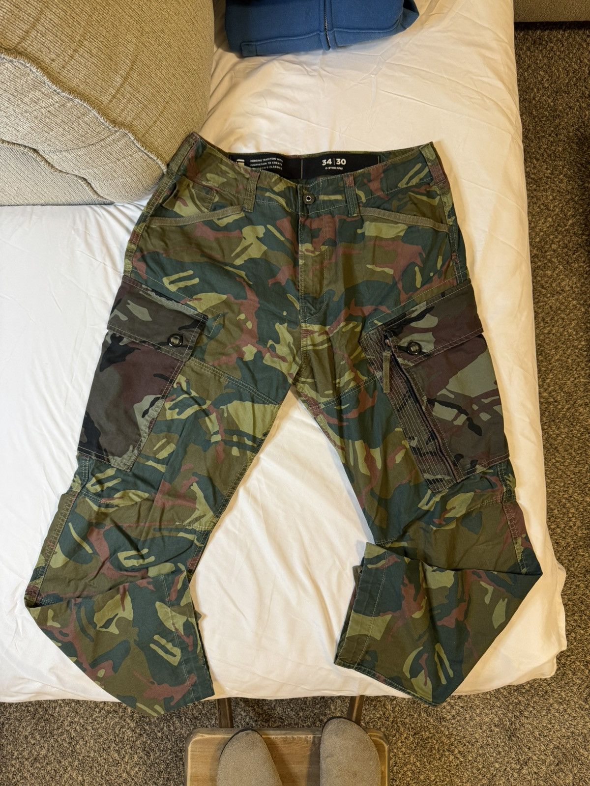 G-Star G-Star Camo Pants Size US 34 / EU 50 - 1 Thumbnail
