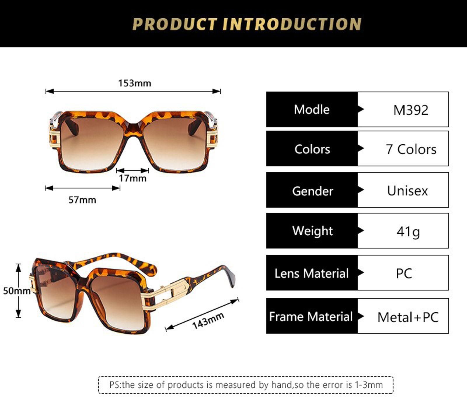 The Unbranded Brand Y2K Fashion Metal Accessories Glasses Size ONE SIZE - 9 Thumbnail