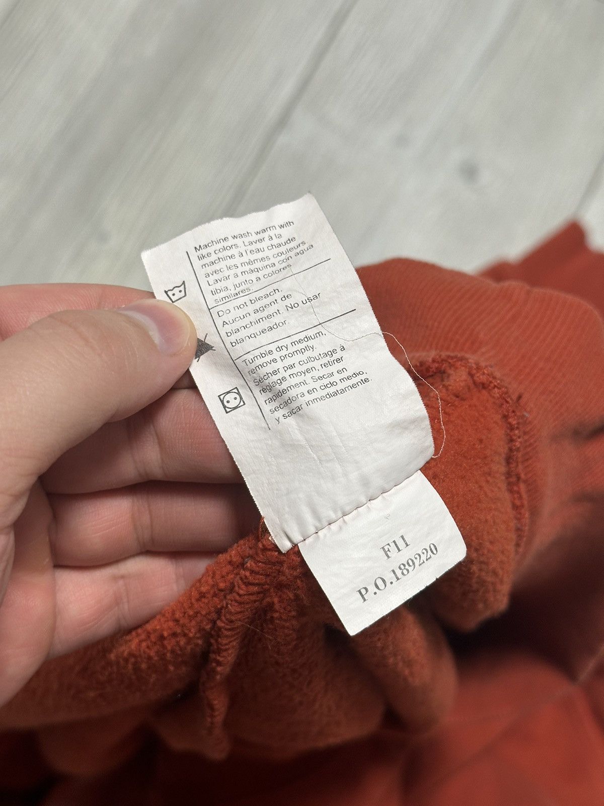 Carhartt Vintage 00s Orange Faded Carhartt Essential Hoodie XL Size US XL / EU 56 / 4 - 7 Thumbnail