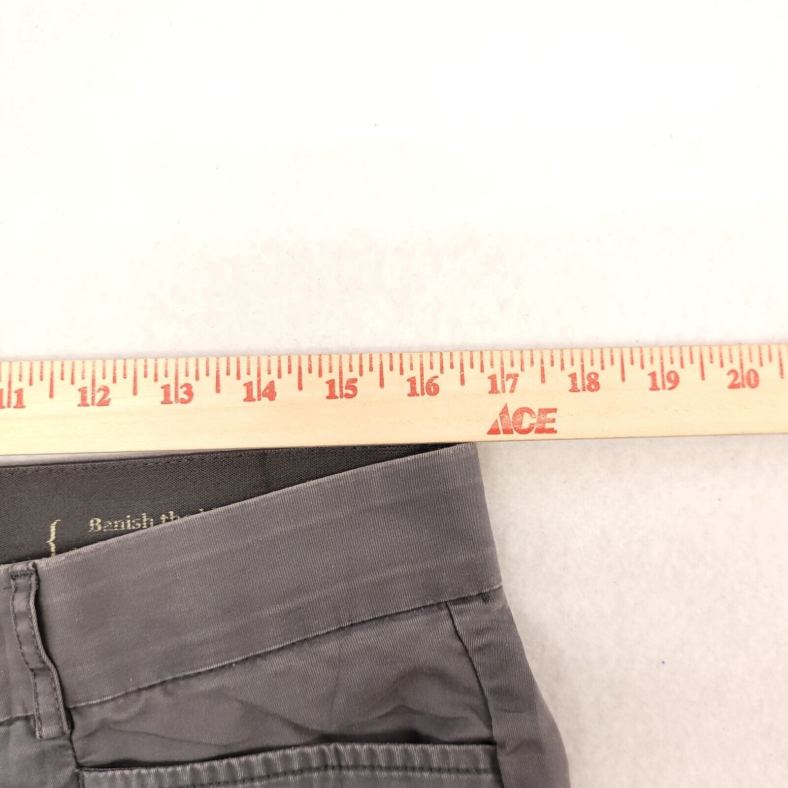 Dockers Dockers Button Medium Wash Chino Pants Womens Size 12 Gray Size 34" / US 12 / IT 48 - 9 Thumbnail
