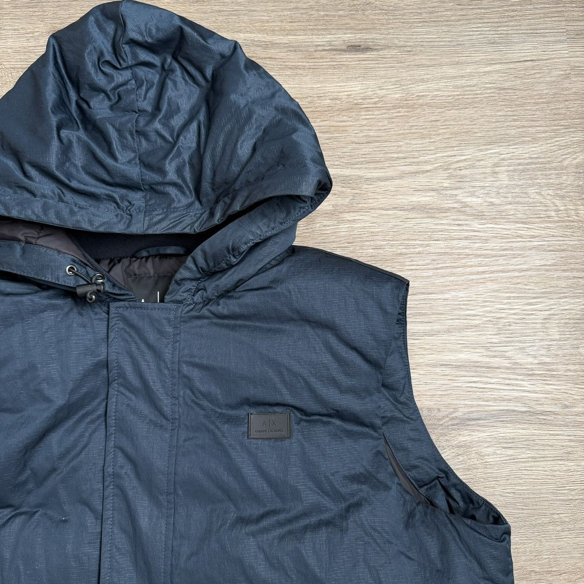 Armani Exchange Armani Exchange dark navy puffer vest down hood L Size US L / EU 52-54 / 3 - 2 Thumbnail