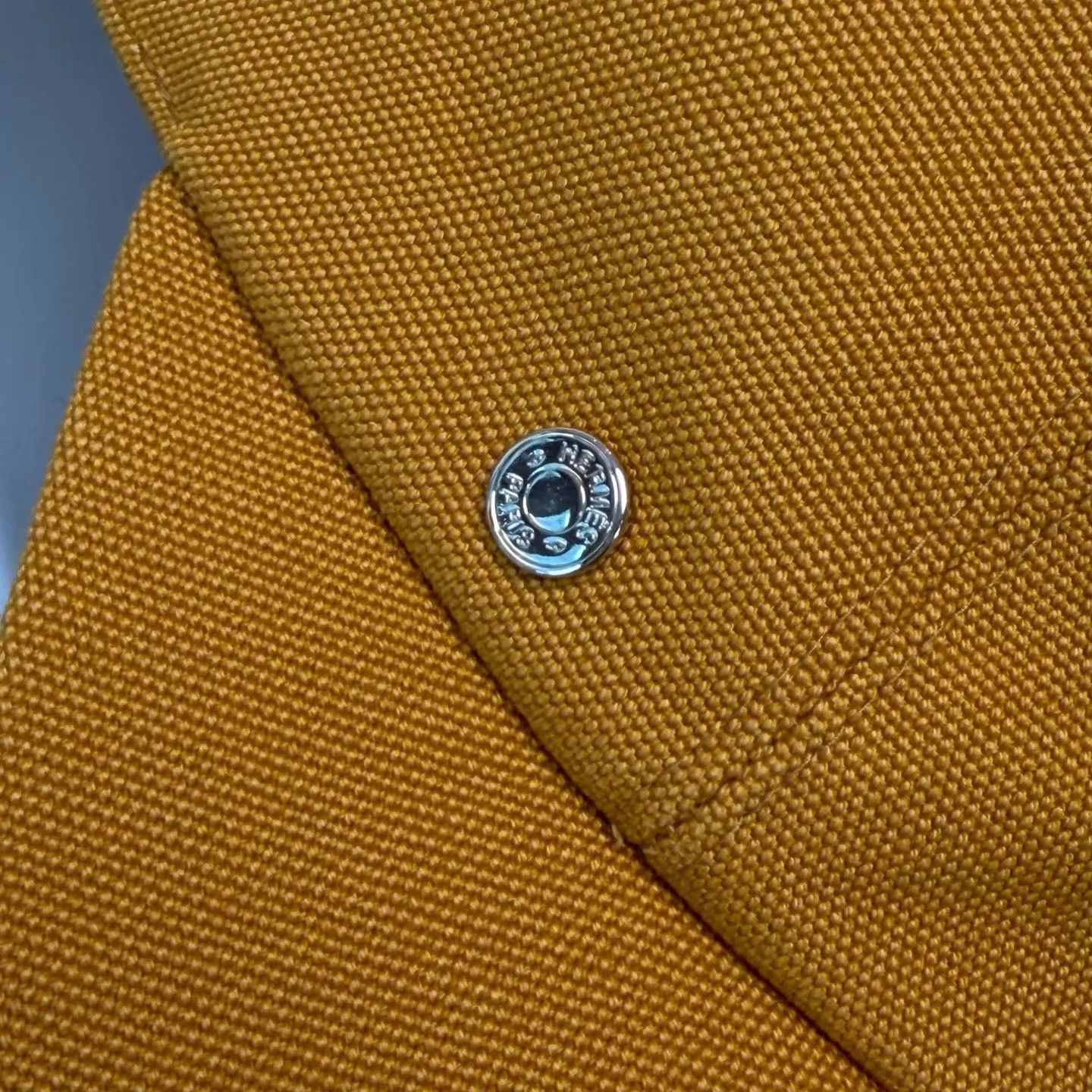 Hermes Hermes Mustard Yellow Baseball Cap Size 59 New Size ONE SIZE - 2 Thumbnail
