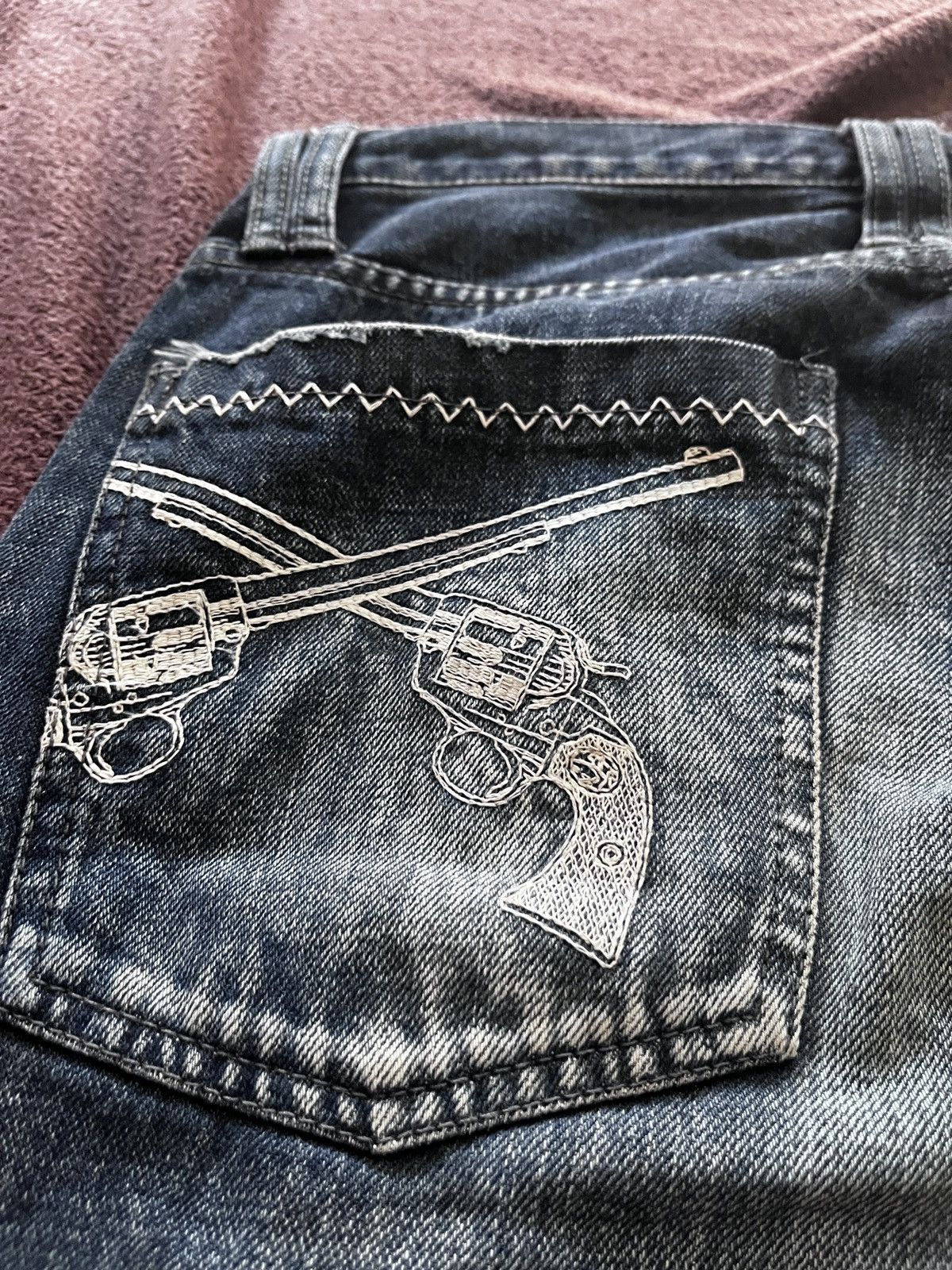 roarguns Japanese Roar Guns Flare Jeans Size US 29 - 7 Thumbnail