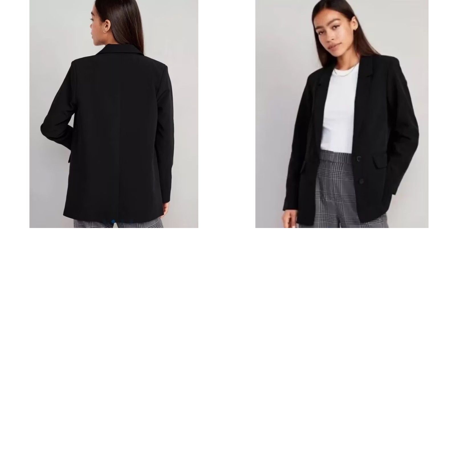 Old Navy Old Navy Oversized Blazer Women XXL Black Classic Preppy Old Money Size XXL / US 16-18 / IT 52-54 - 11 Thumbnail